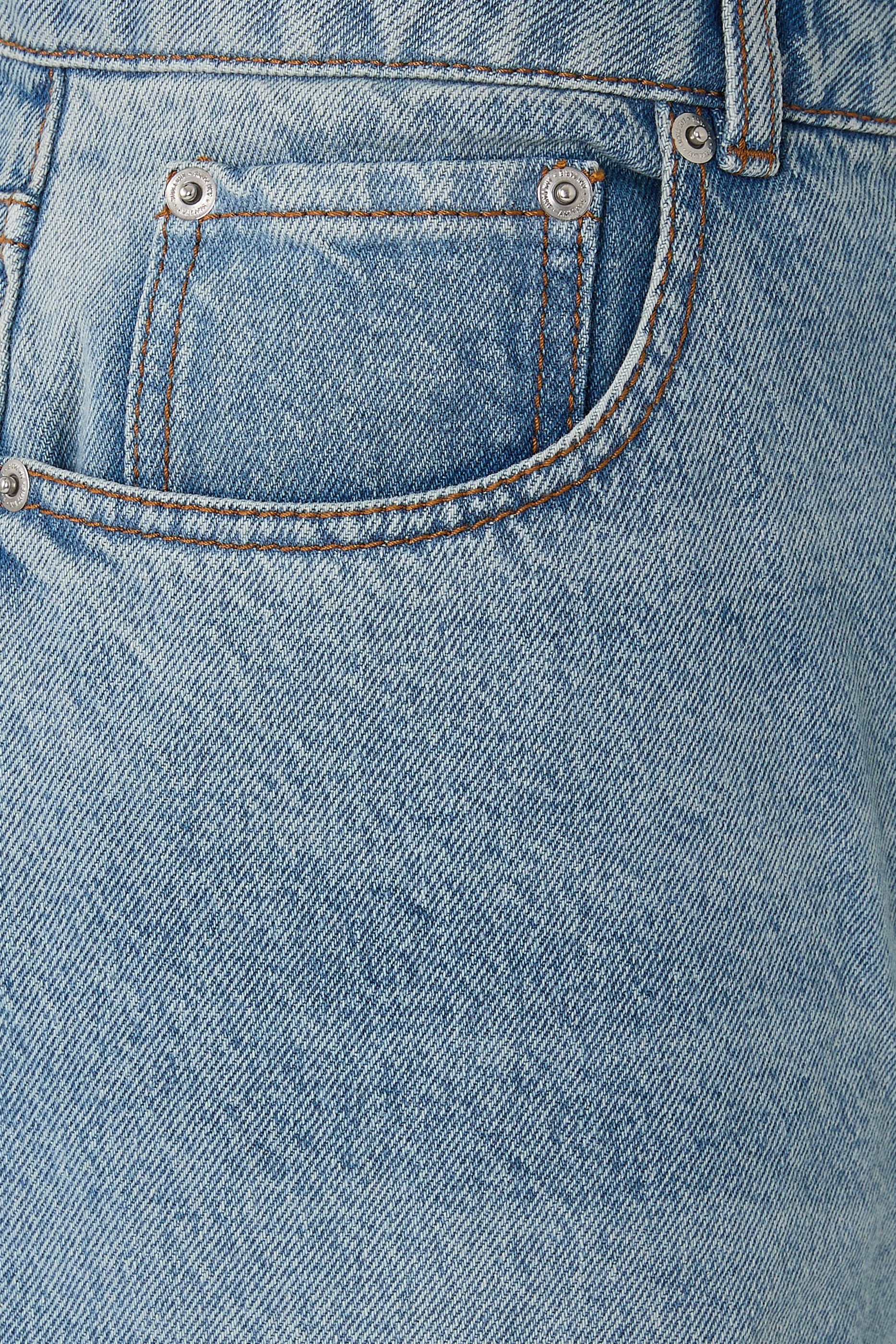 Large-Fit Cotton Jeans