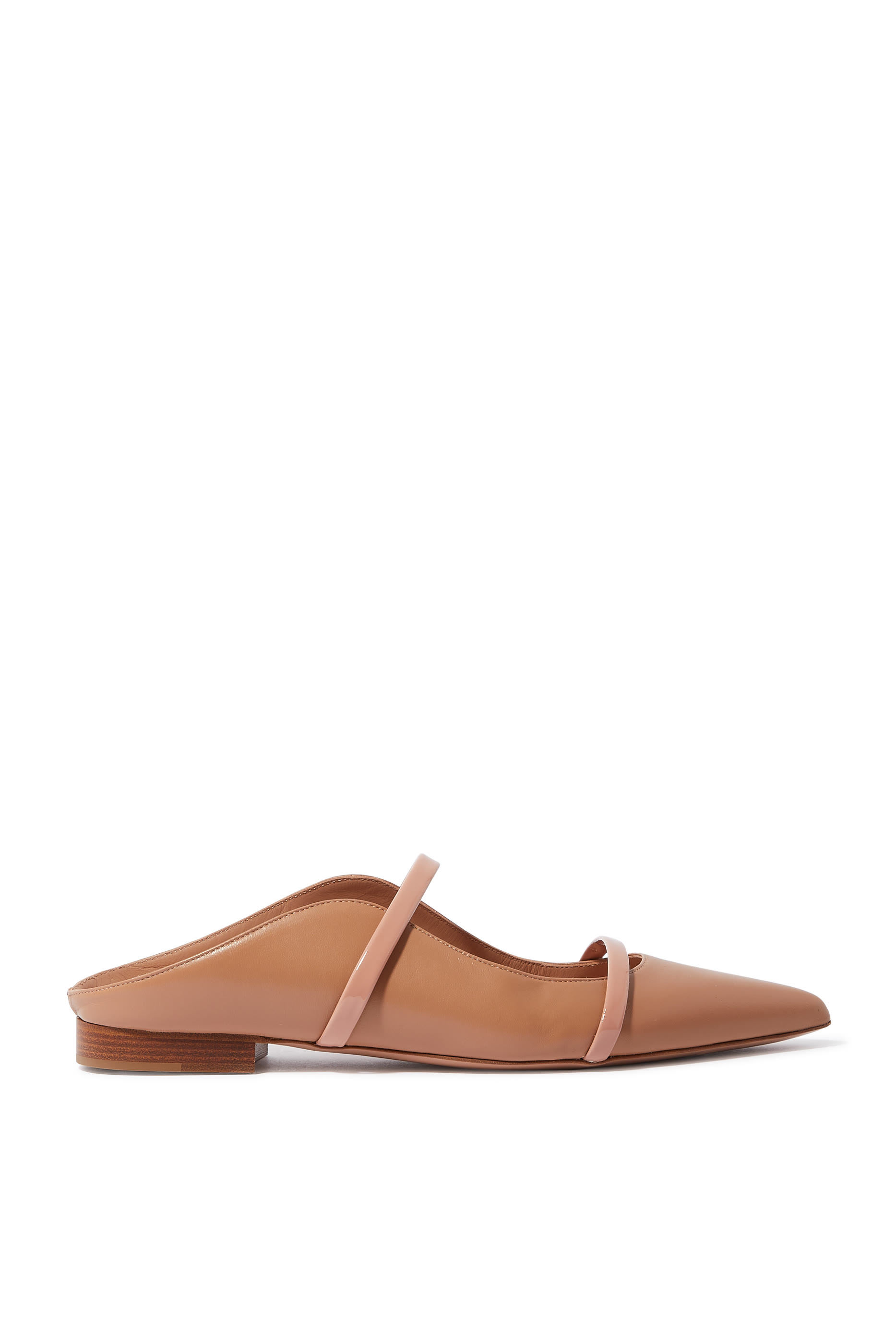 Maureen Leather Flat Mules