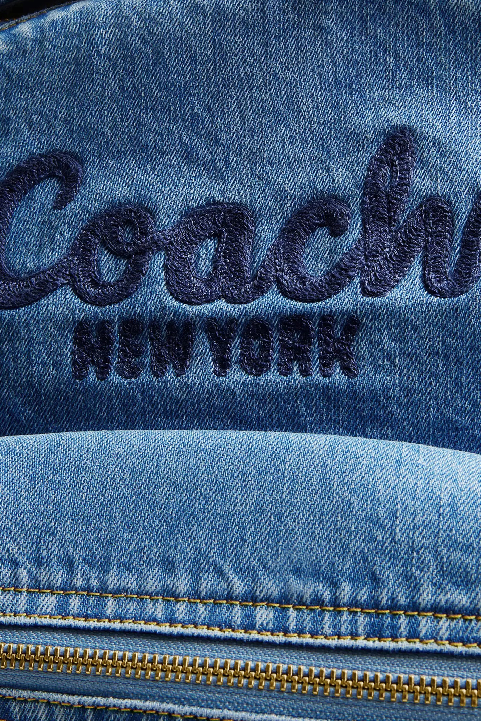 Denim Cargo Backpack