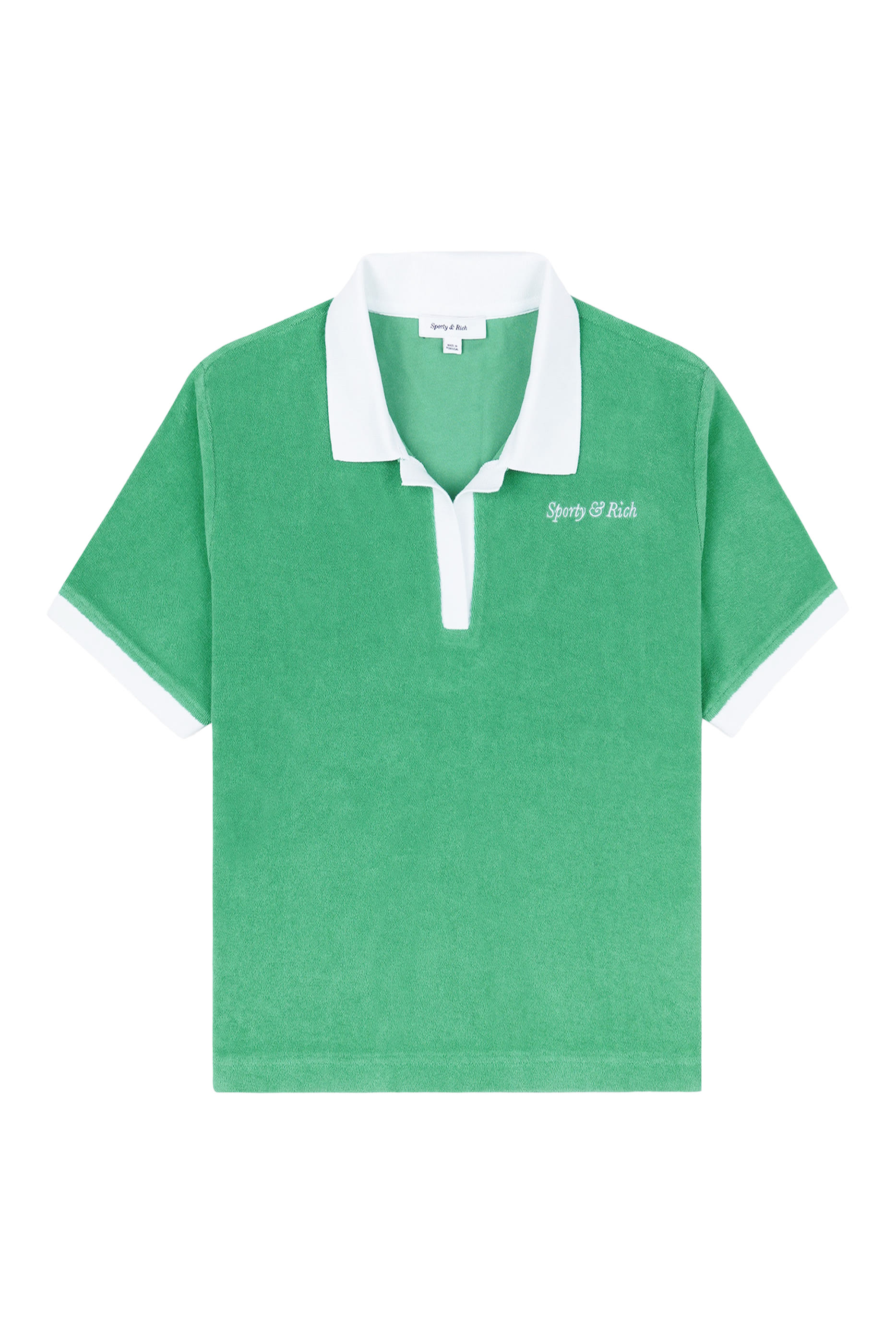 Italic Logo Terry Polo