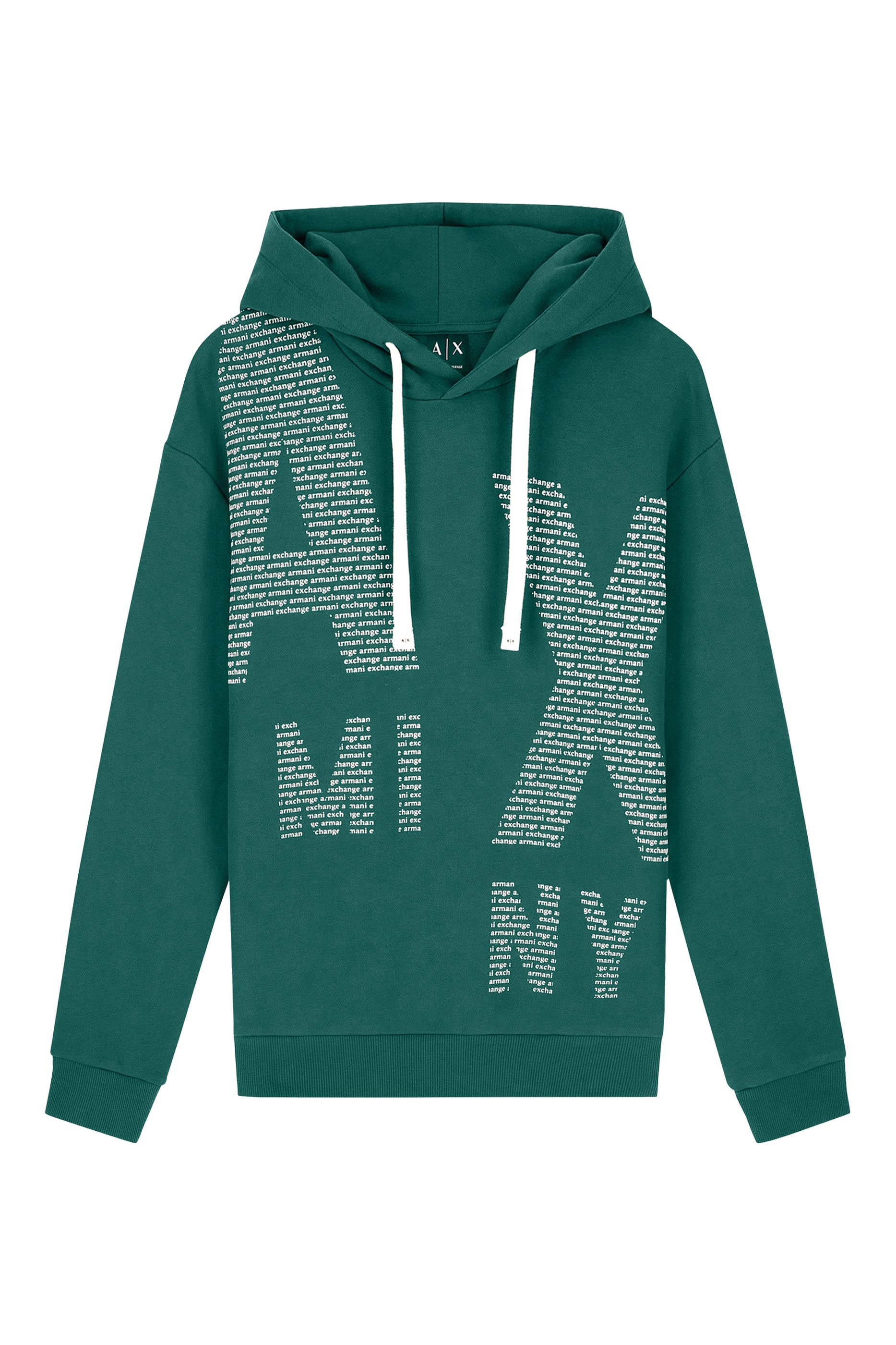 Drawstring and Front Lettering Hoodie