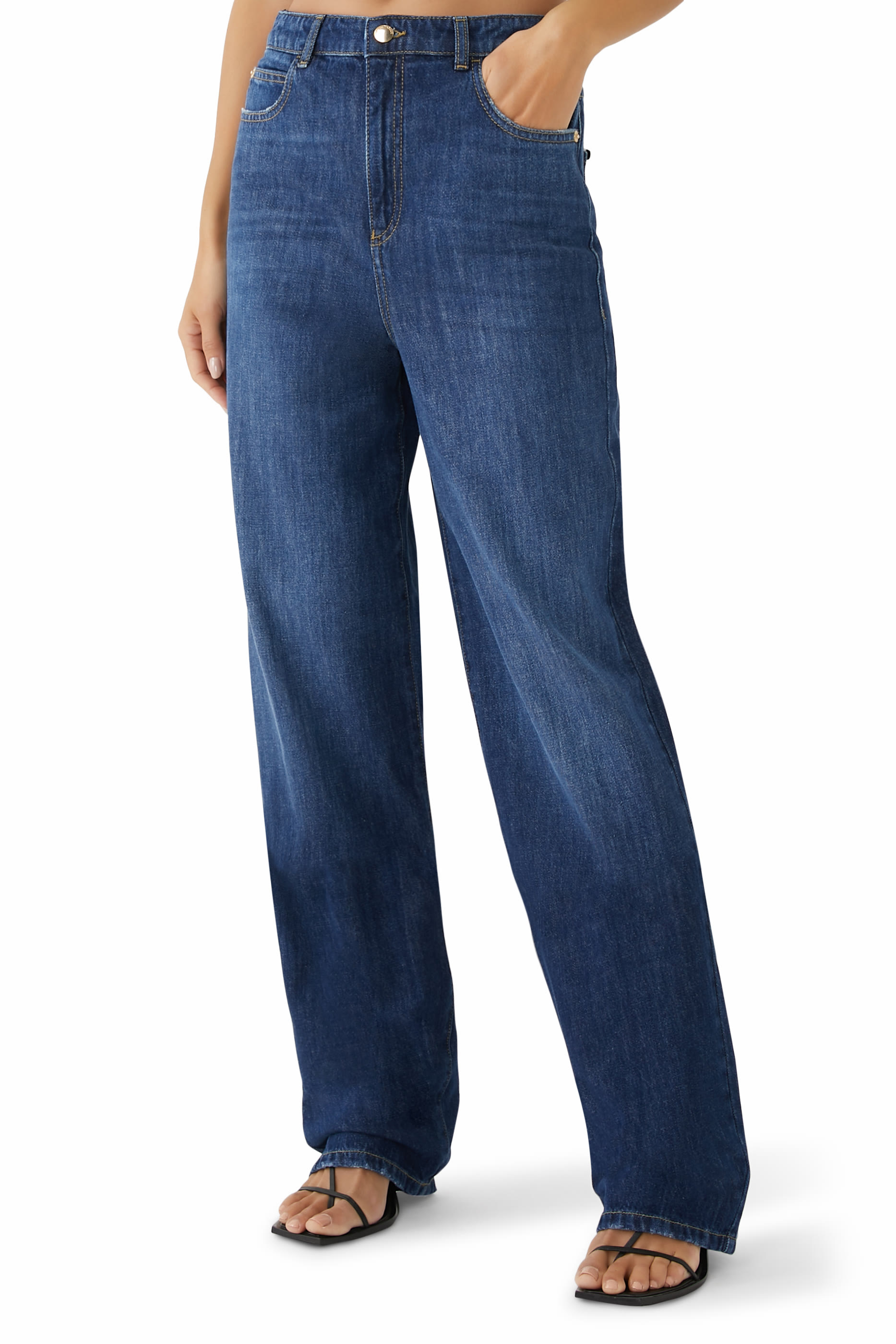 J4B Straight-Leg Denim Jeans