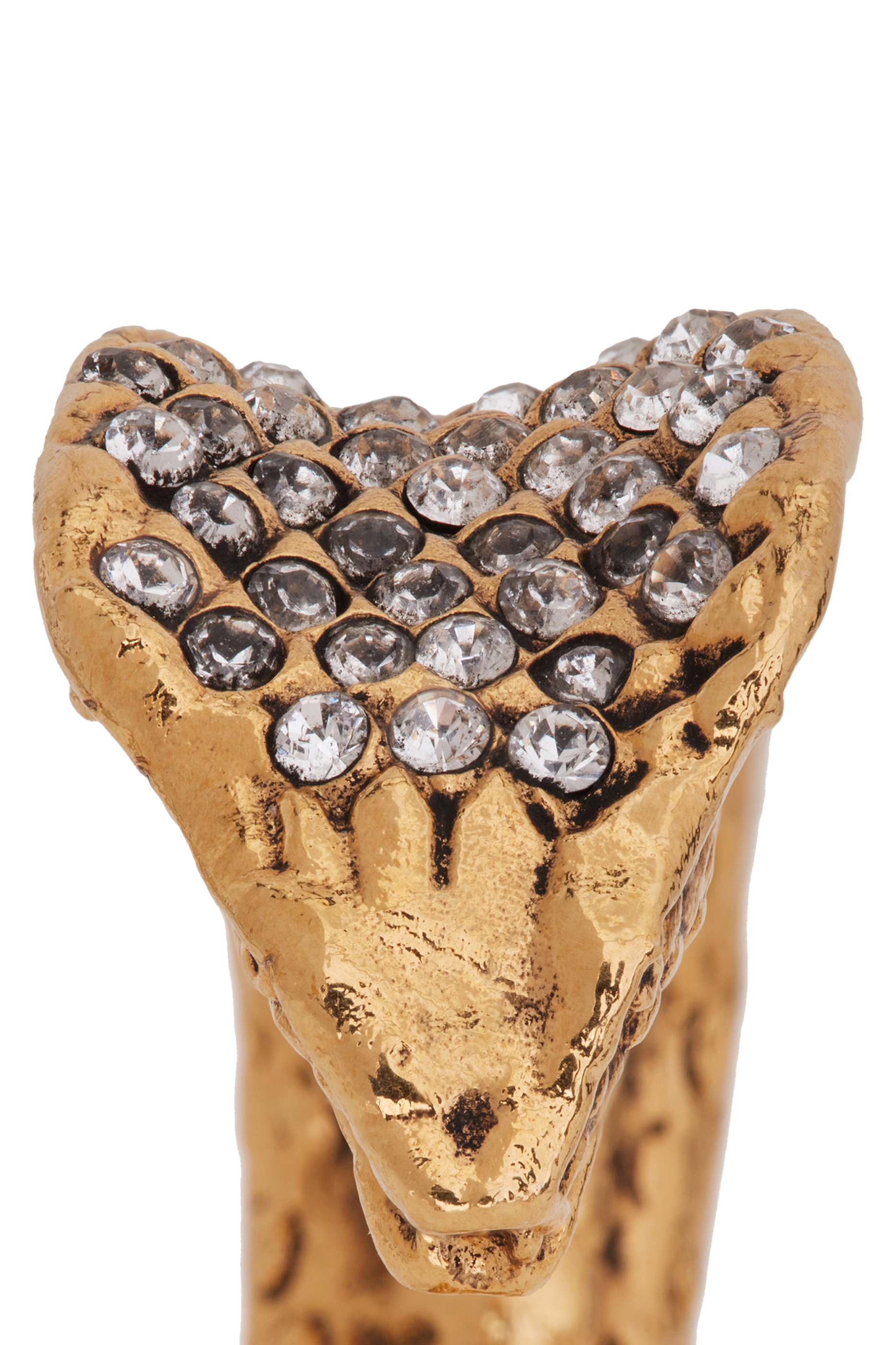 Rhinestone Cobra Ring