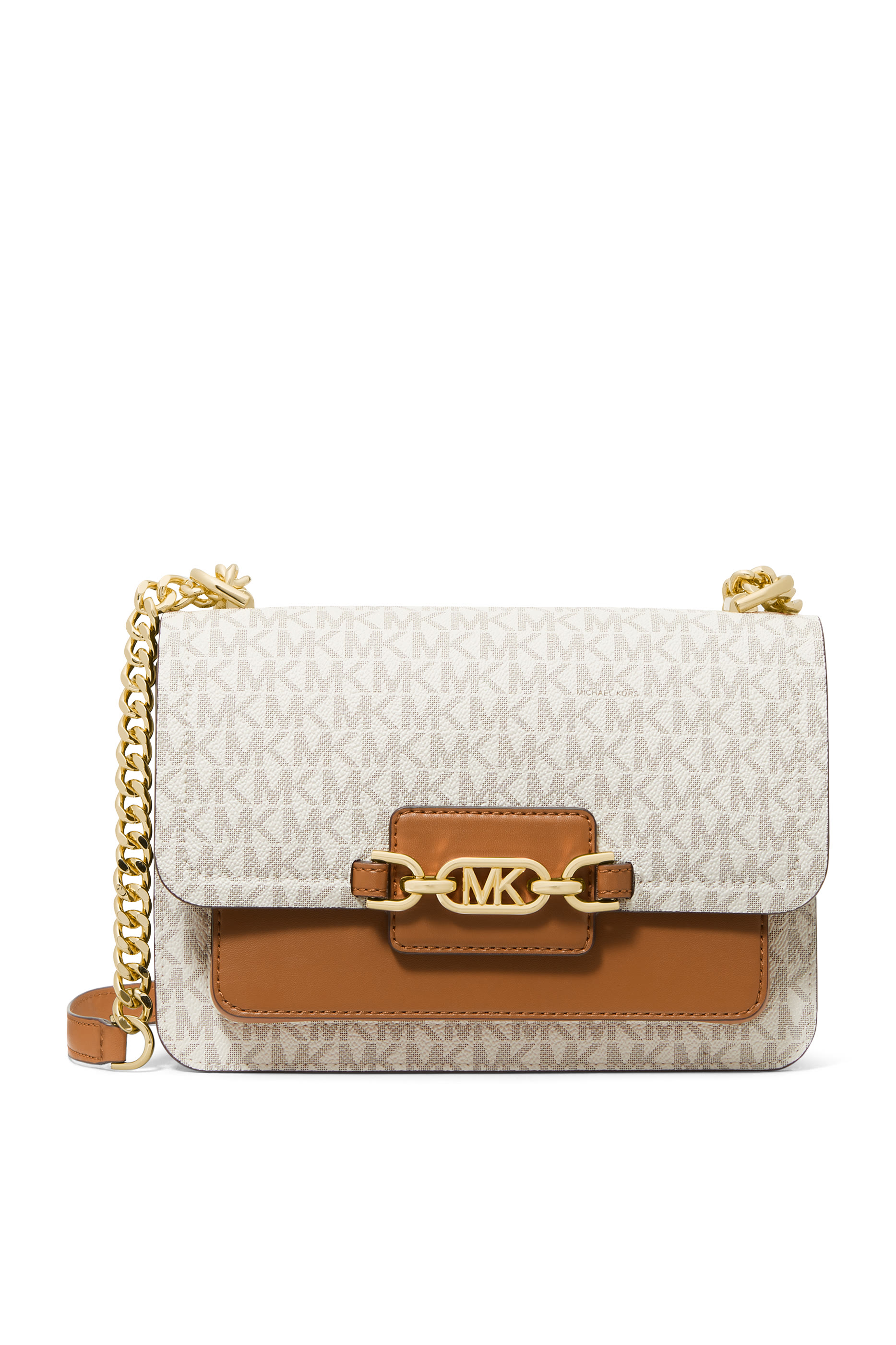 Heather Large Logo Shoulder Bag