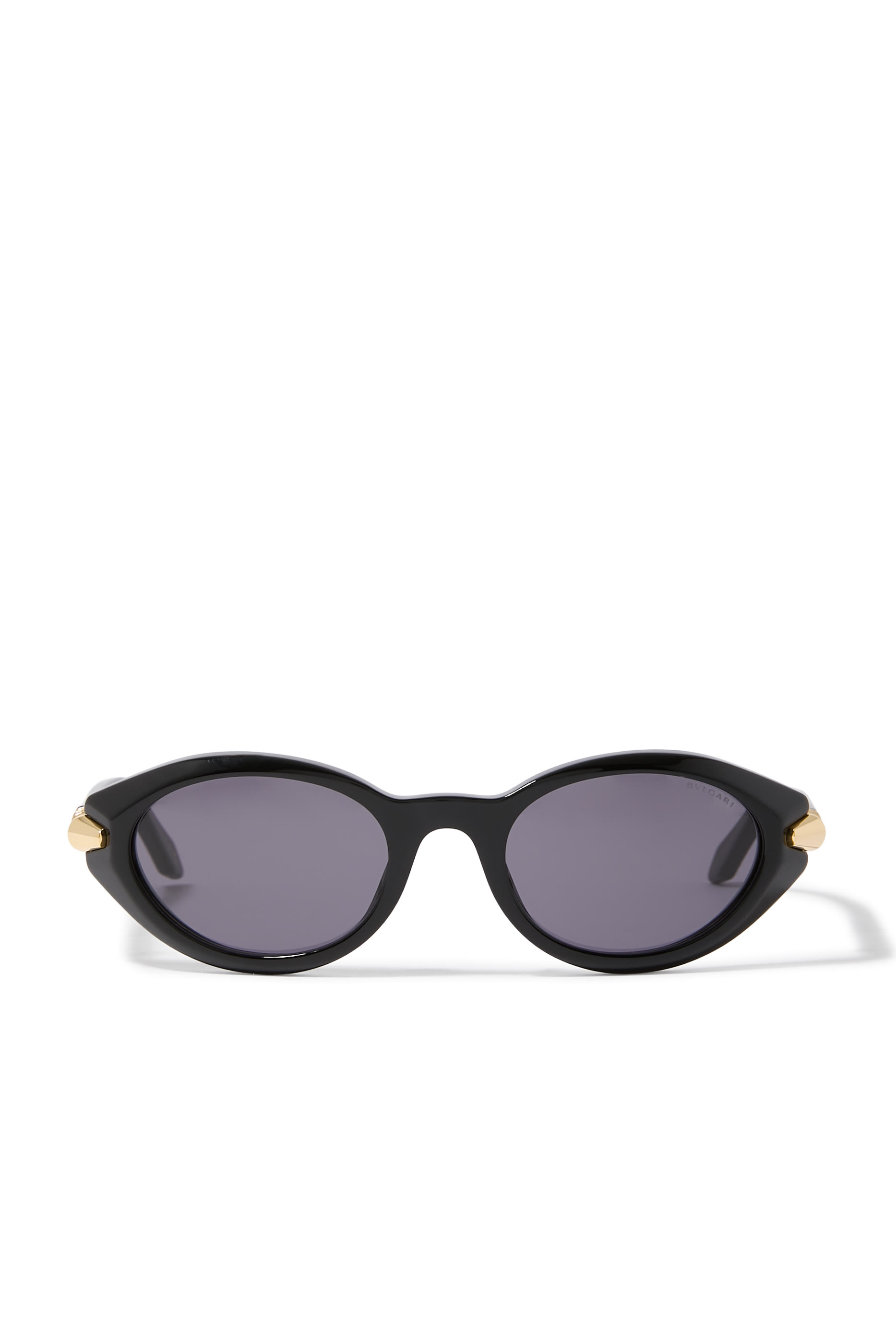 Serpenti Viper Oval Acetate Sunglasses