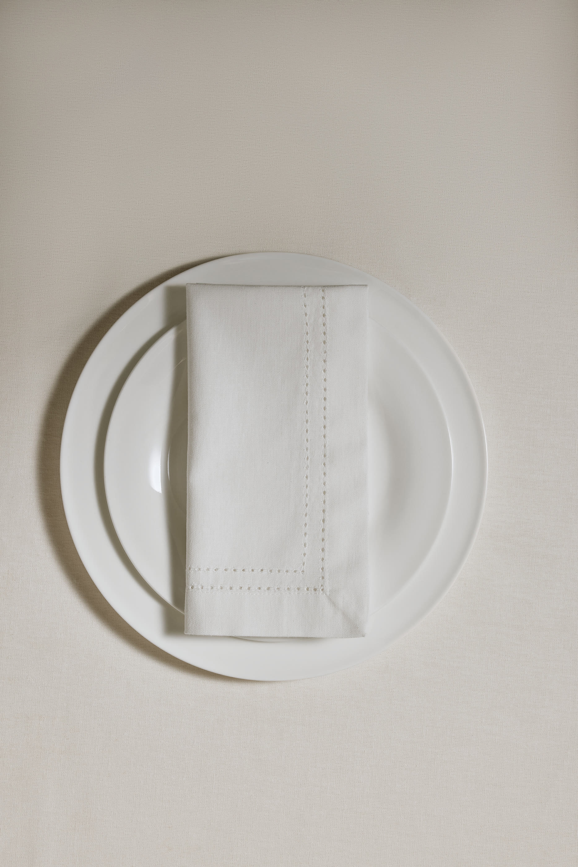 Picot Stitch Napkins - Set of 4