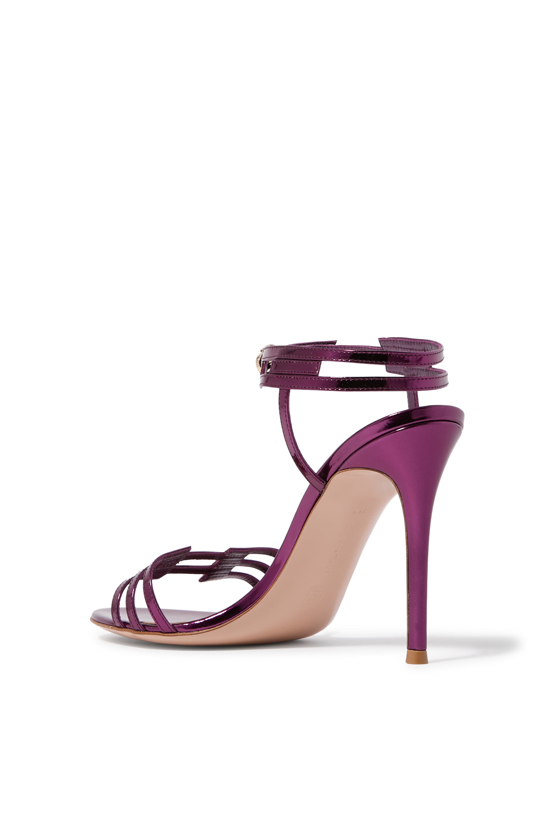 Metallic Leather 95 Sandals 
