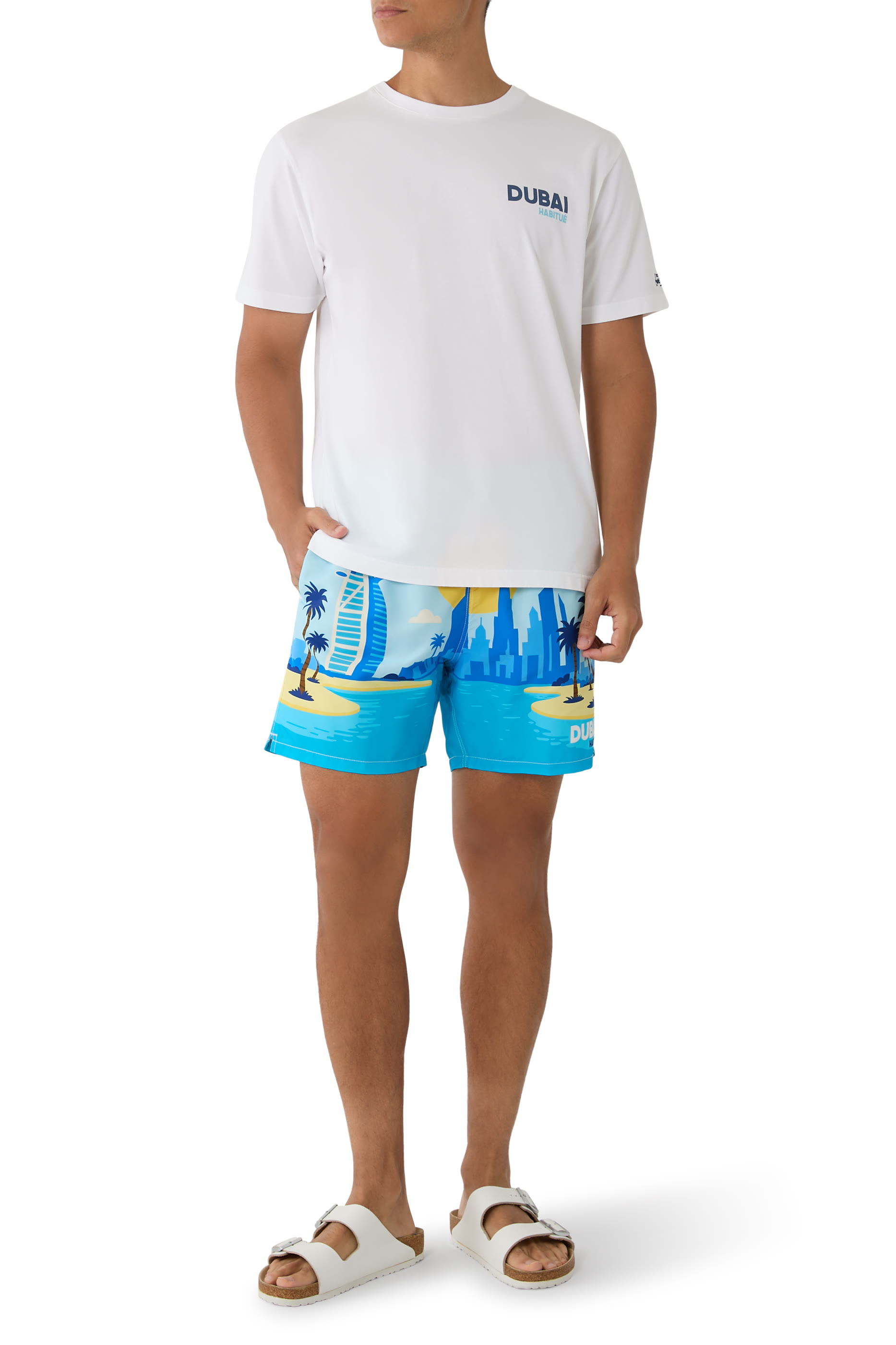 Gustavia Mid-length Swim Shorts