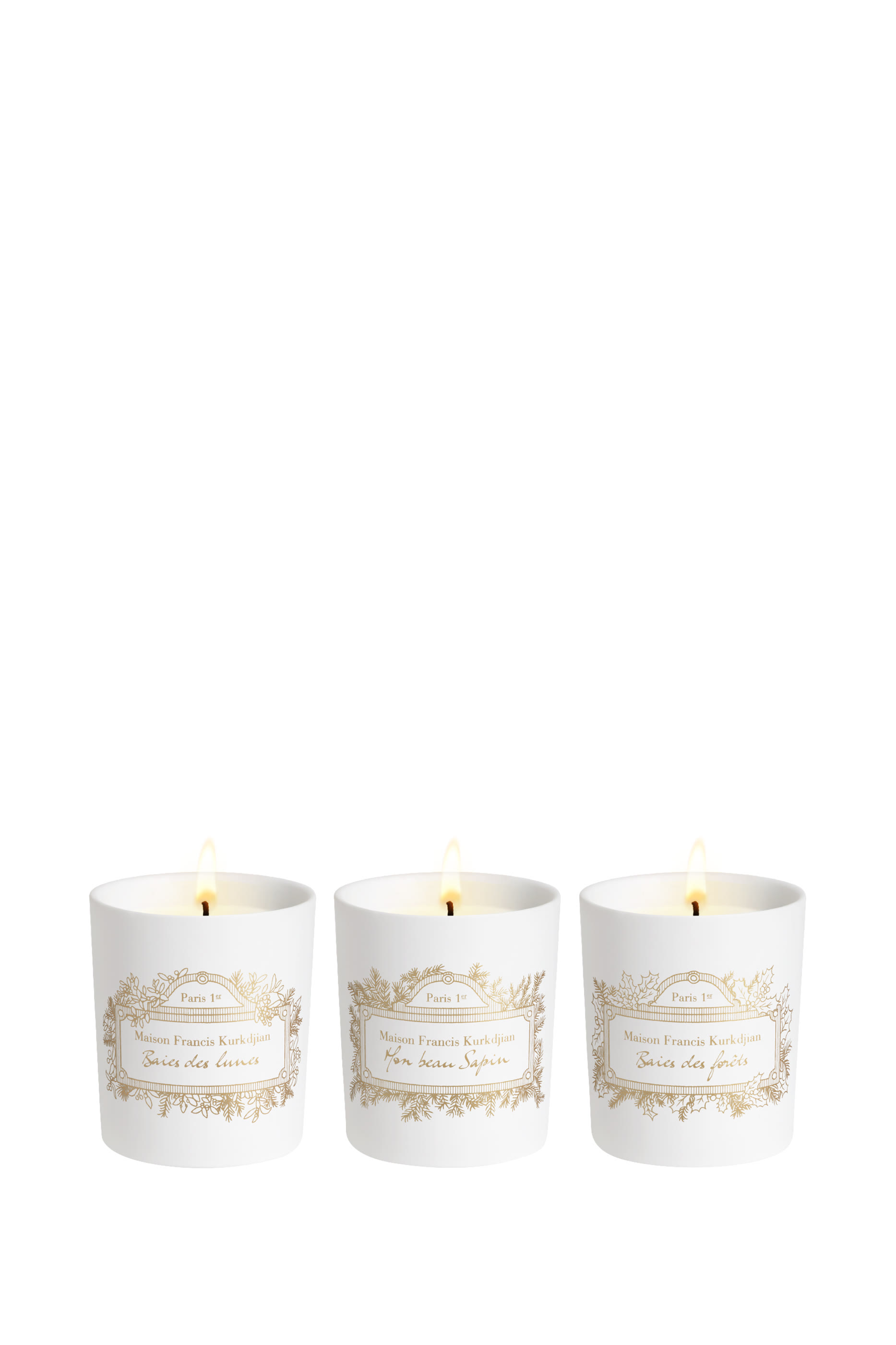 Trio of Scented Candles &ndash; Holiday Edition