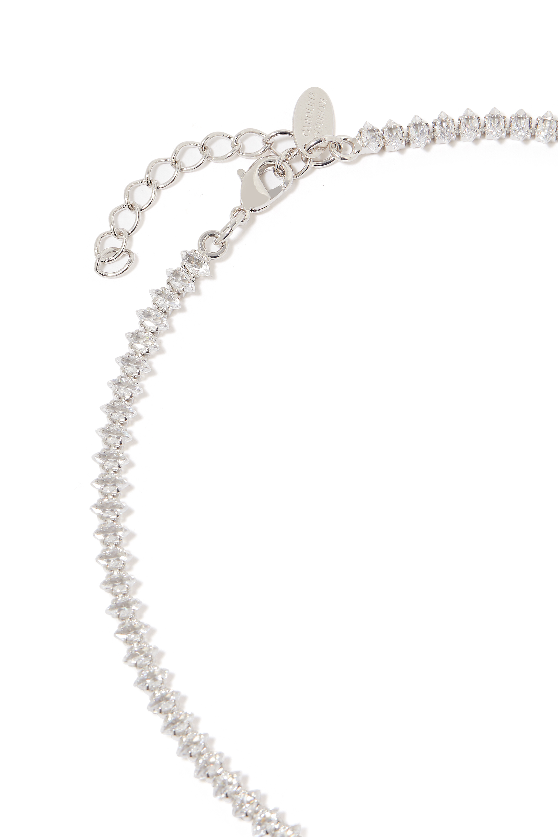 I Choose You Necklace, Crystal & Rhodium