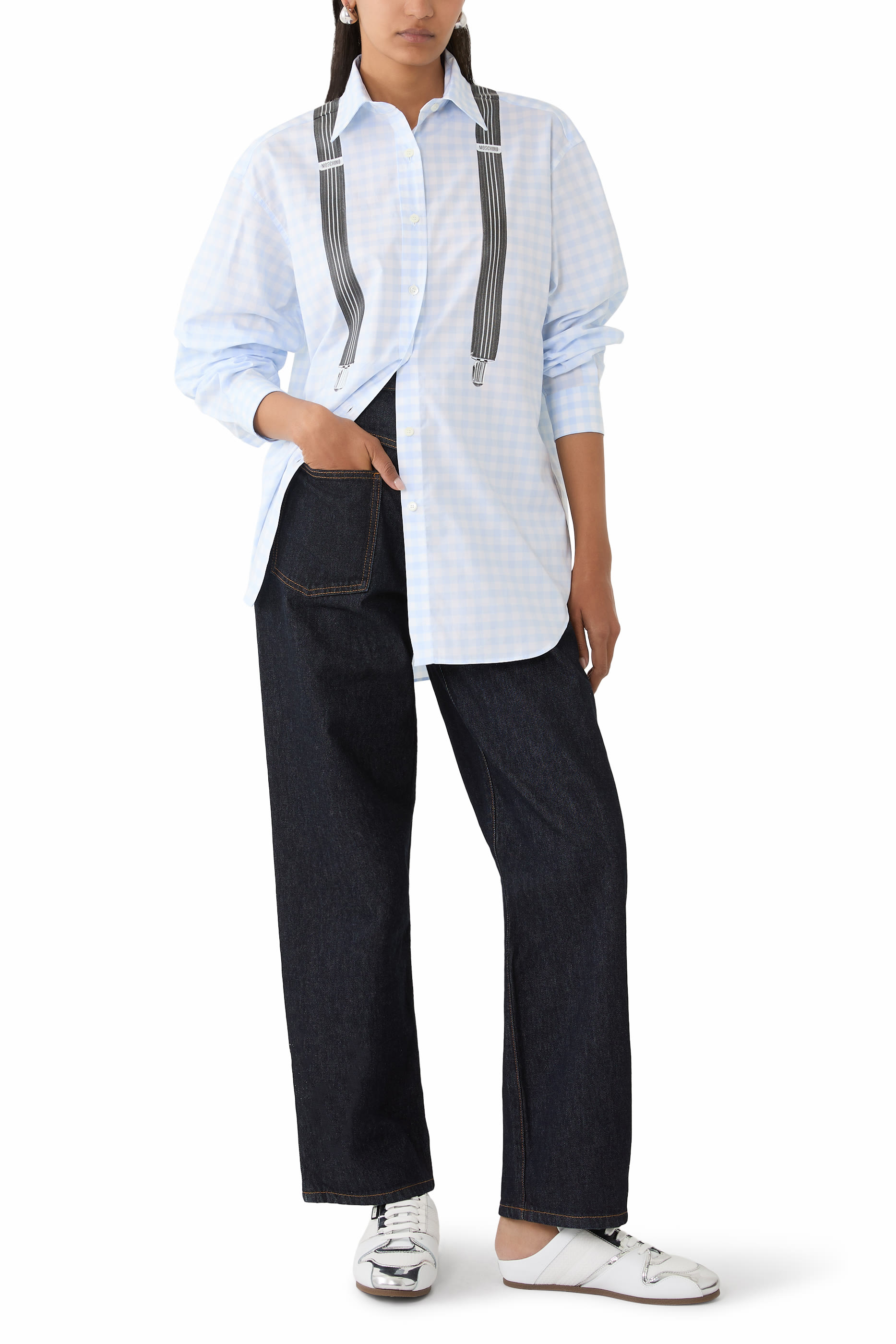  Printed Cotton Vichy Shirt