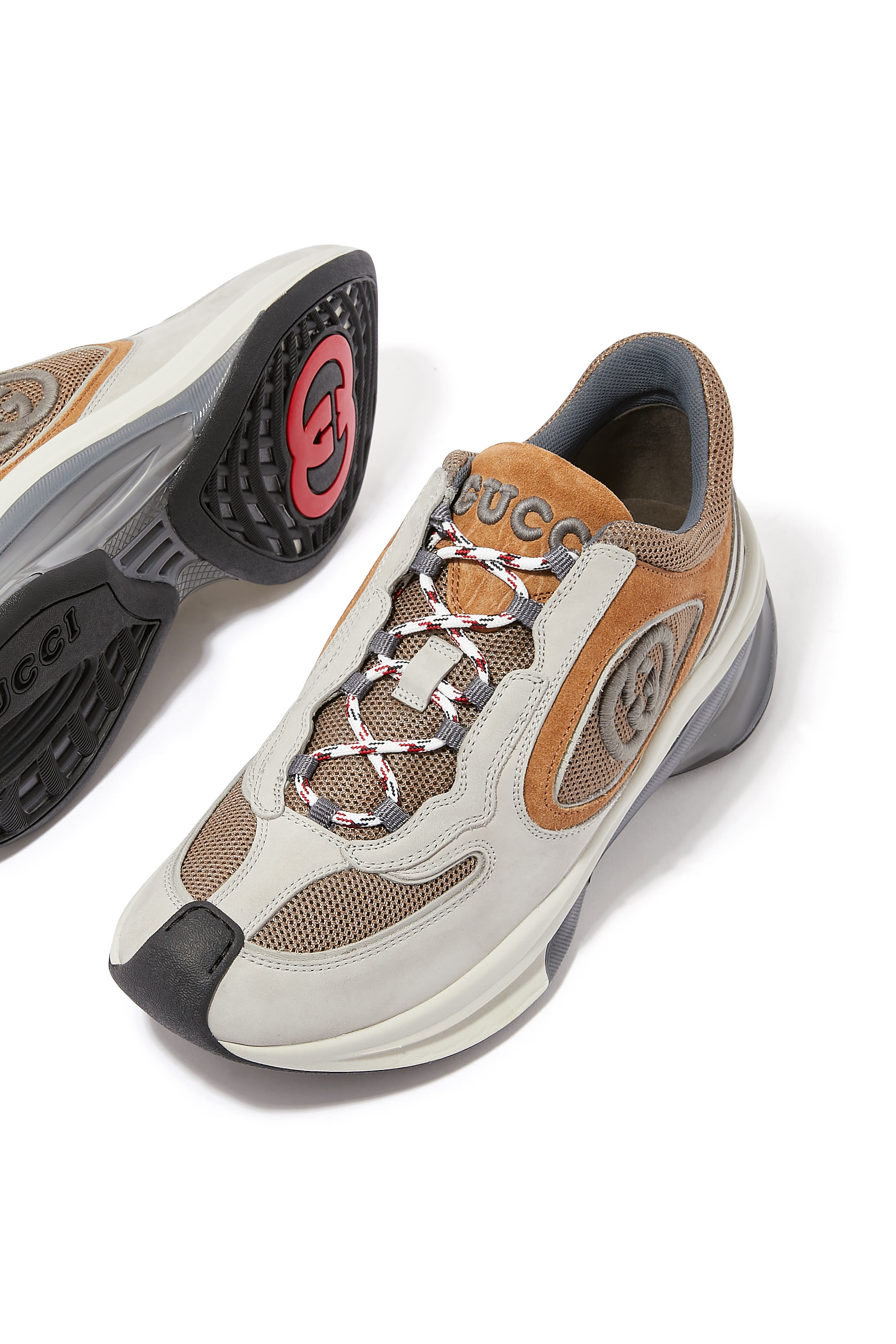 Run Leather Sneakers