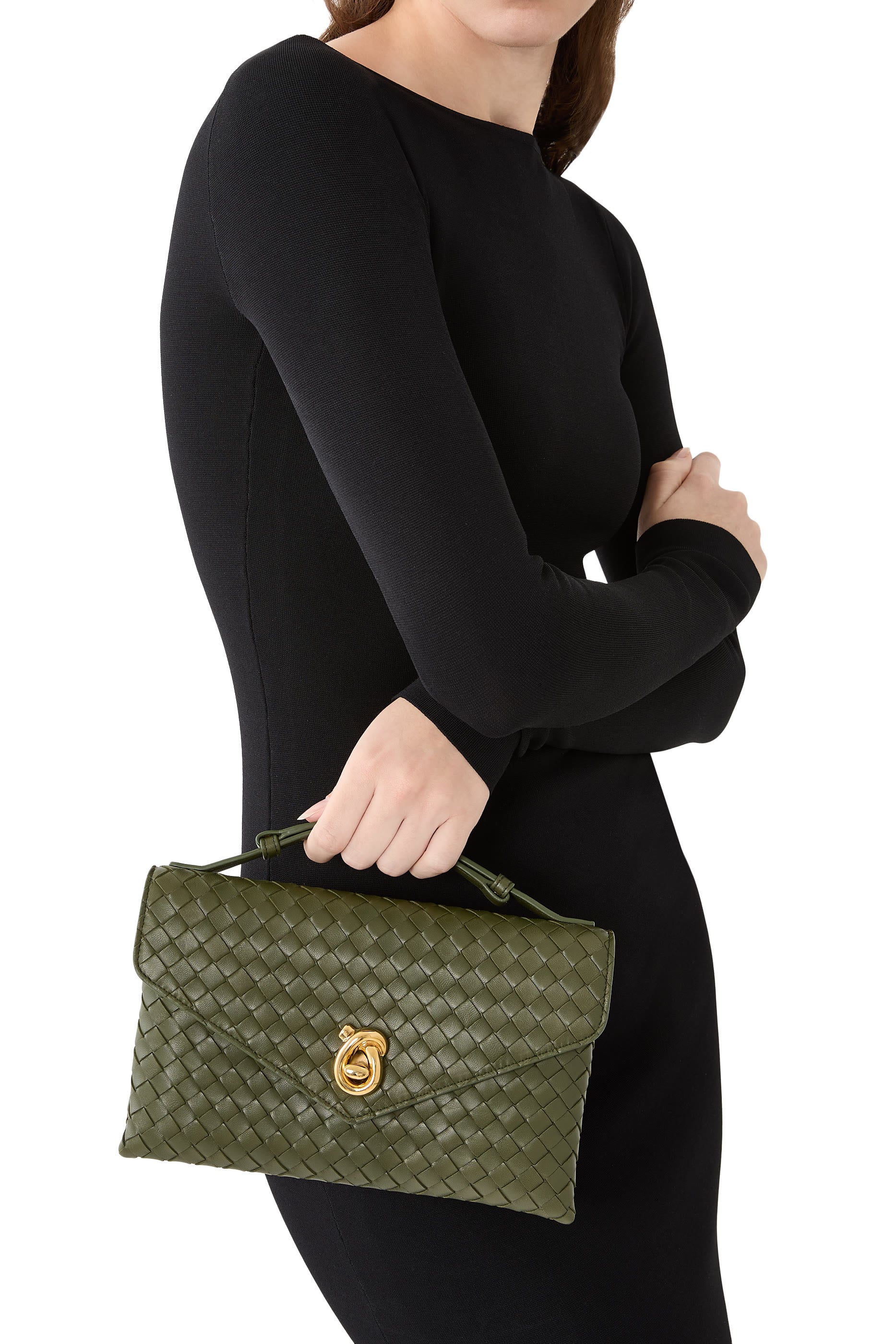 Knot Lock Crossbody Bag 