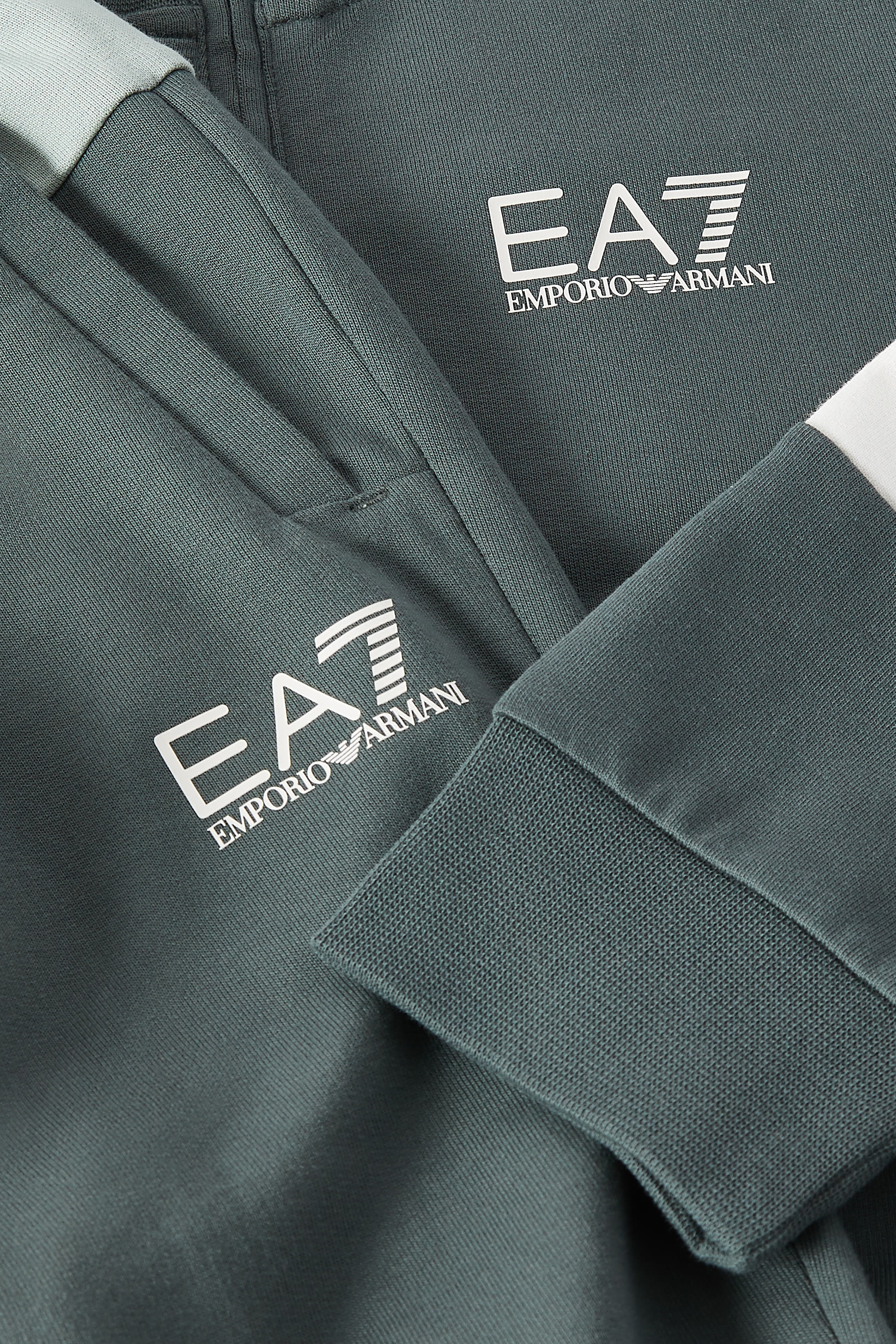 Kids EA7 Color-Block Tracksuit Set