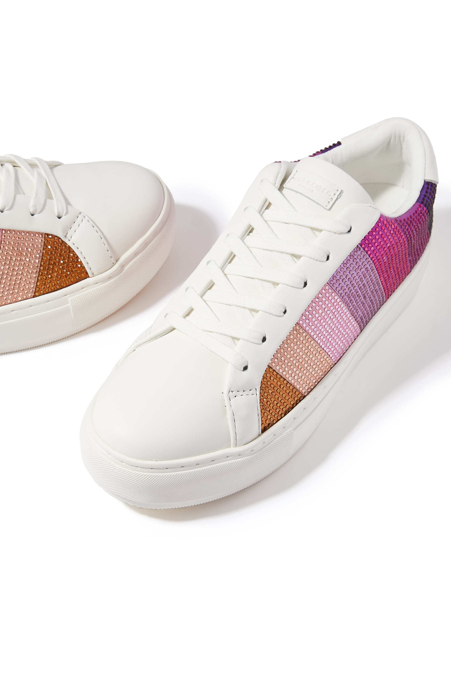 Laney Stripe Crystal Sneakers