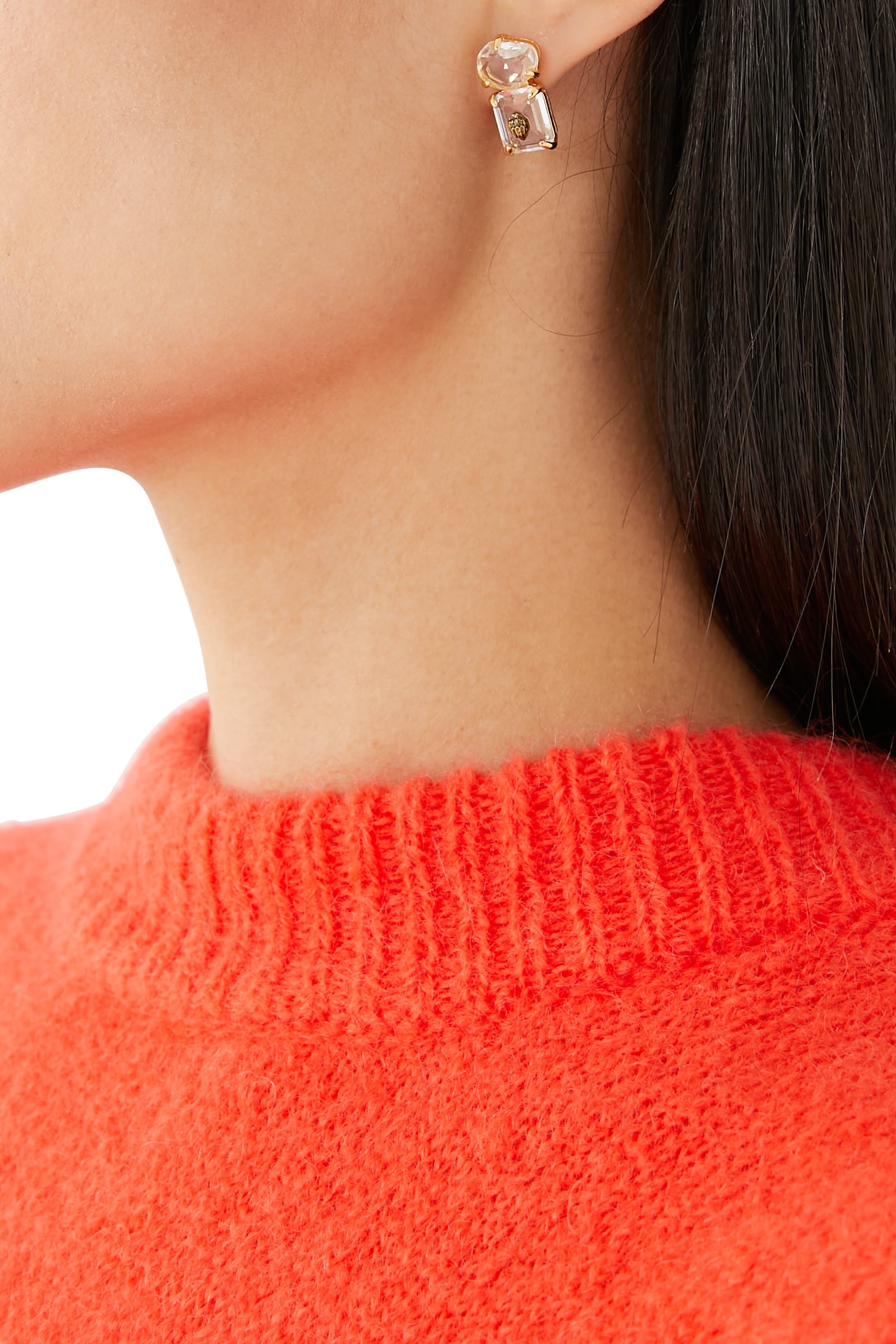 Signature Eagle Gem Drop Earrings