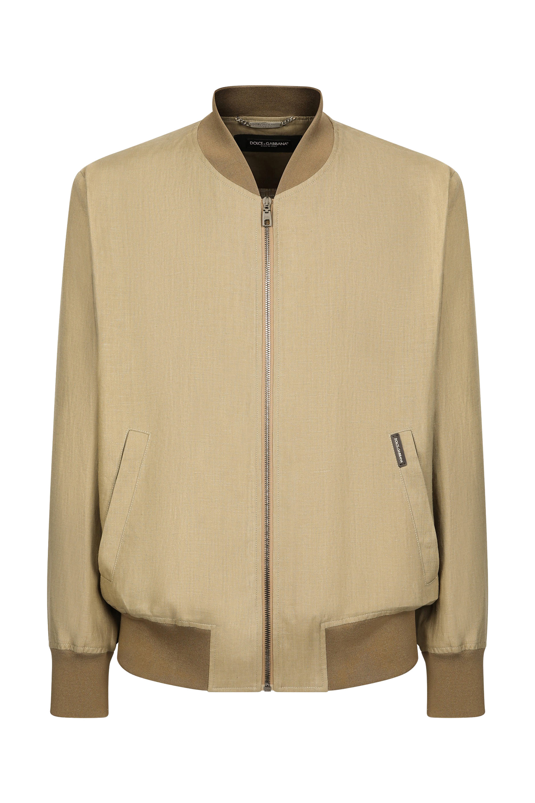 Unlined Linen Bomber Jacket