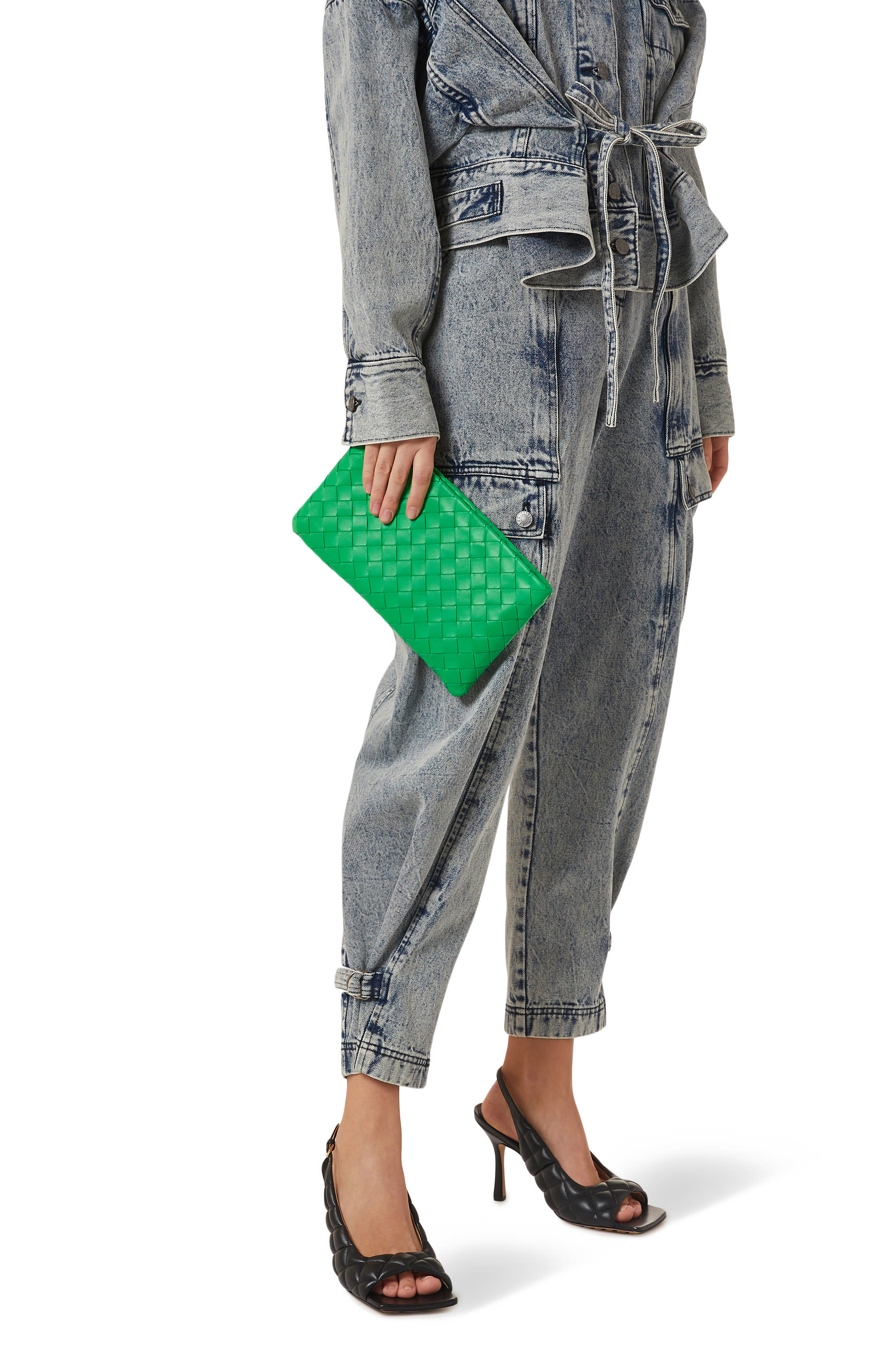 Medium Interecciato Pouch