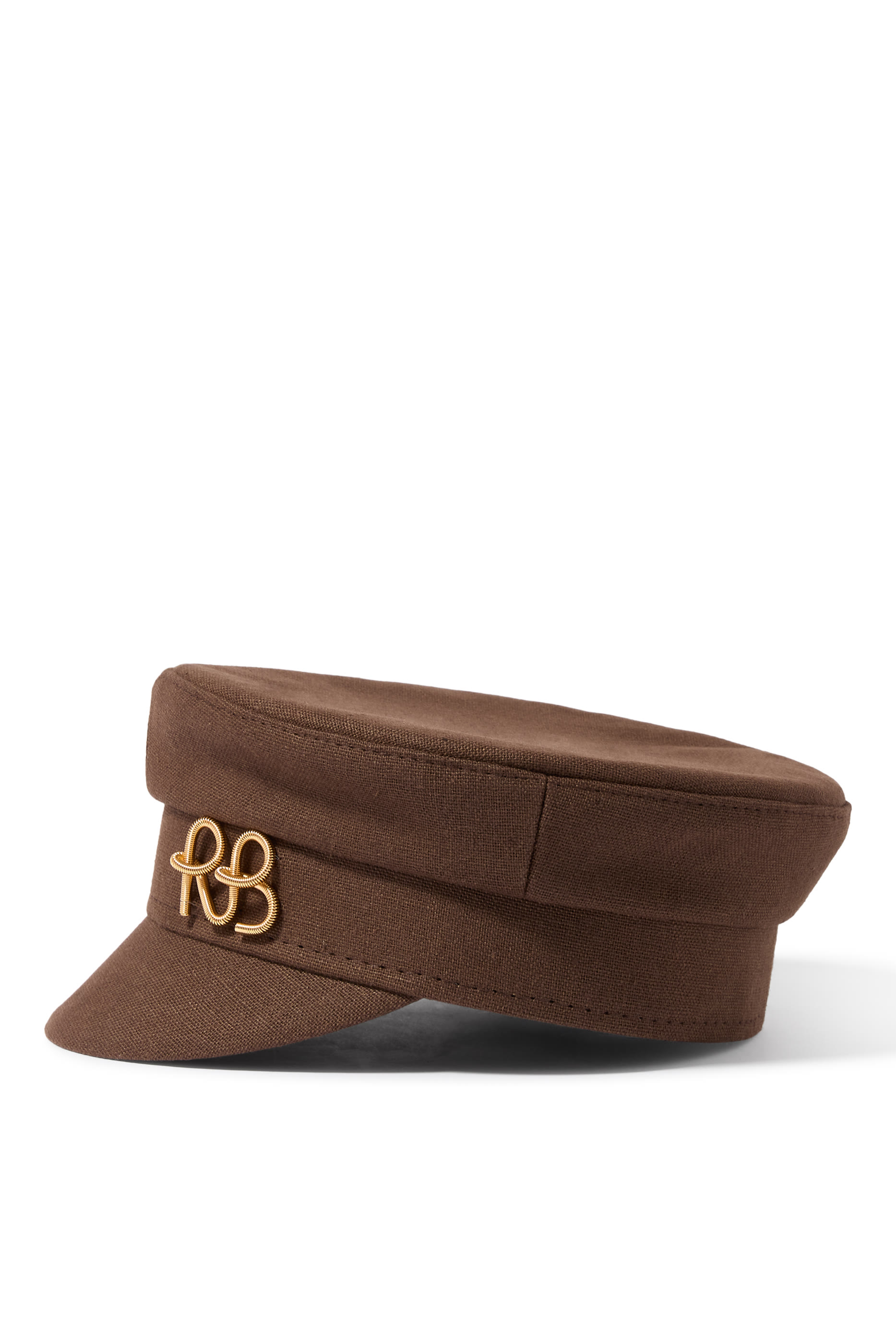 Logo-Embellished Baker Boy Cap