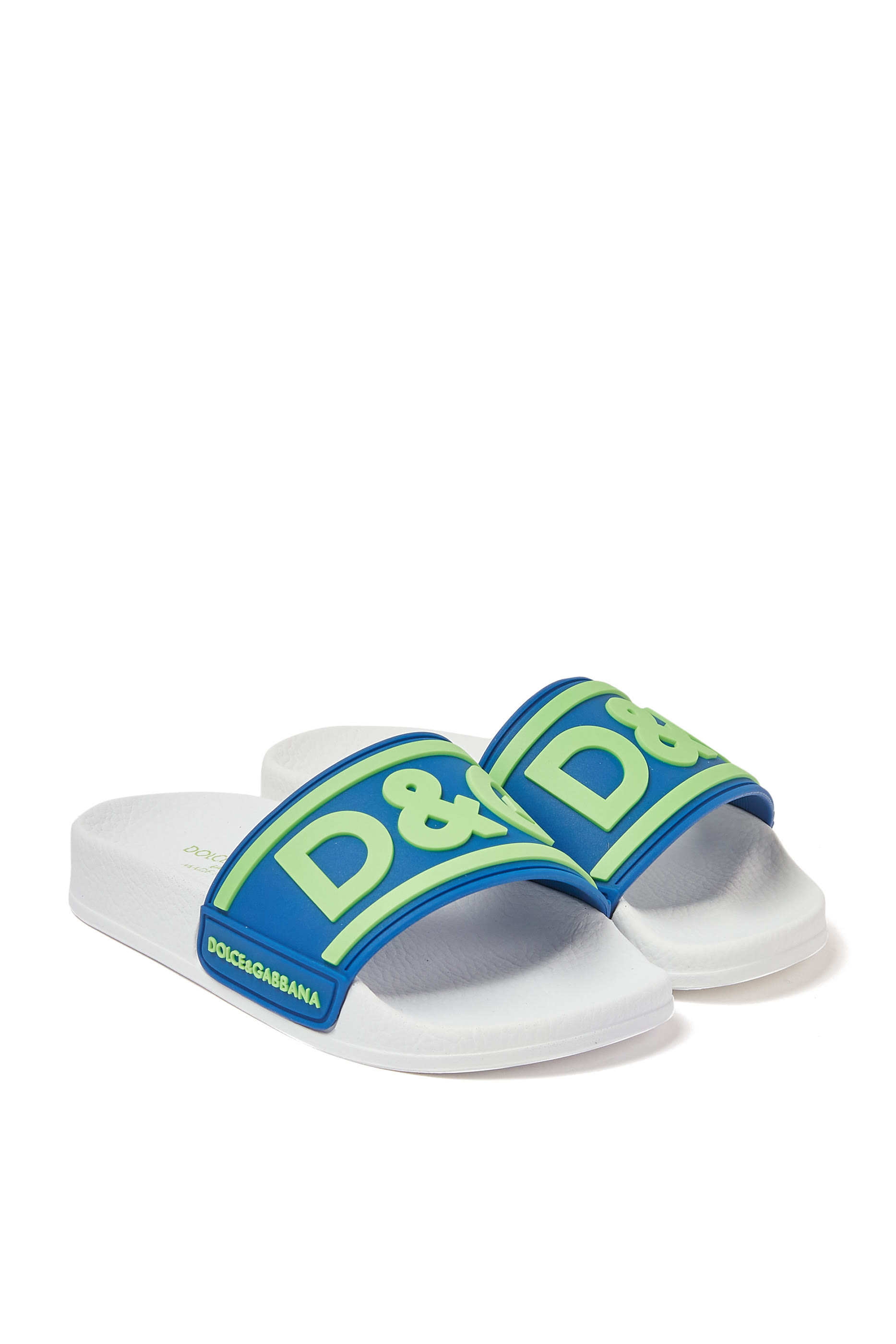 Kids DG Logo Rubber Slides