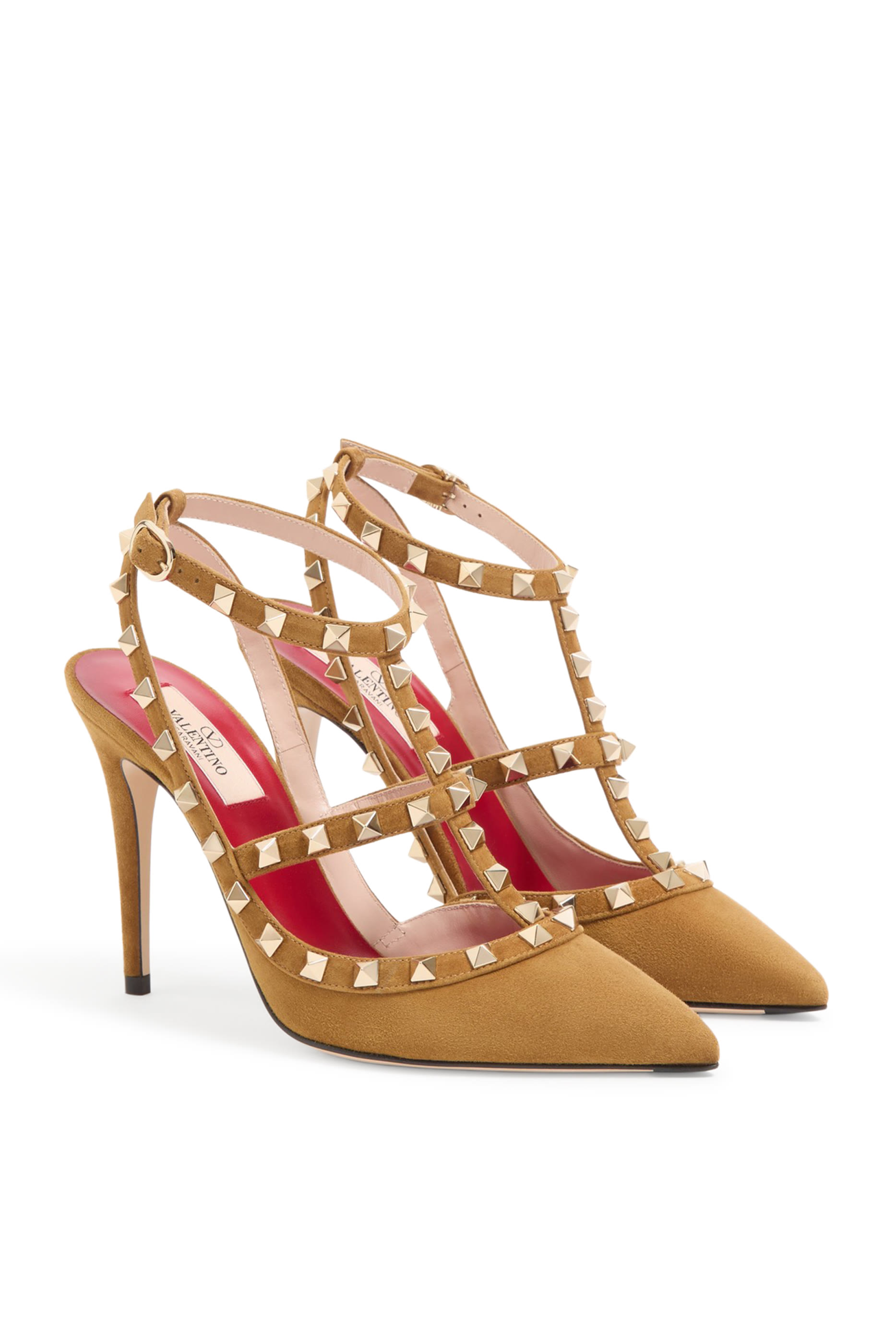 Rockstud 100 Ankle Strap Pumps