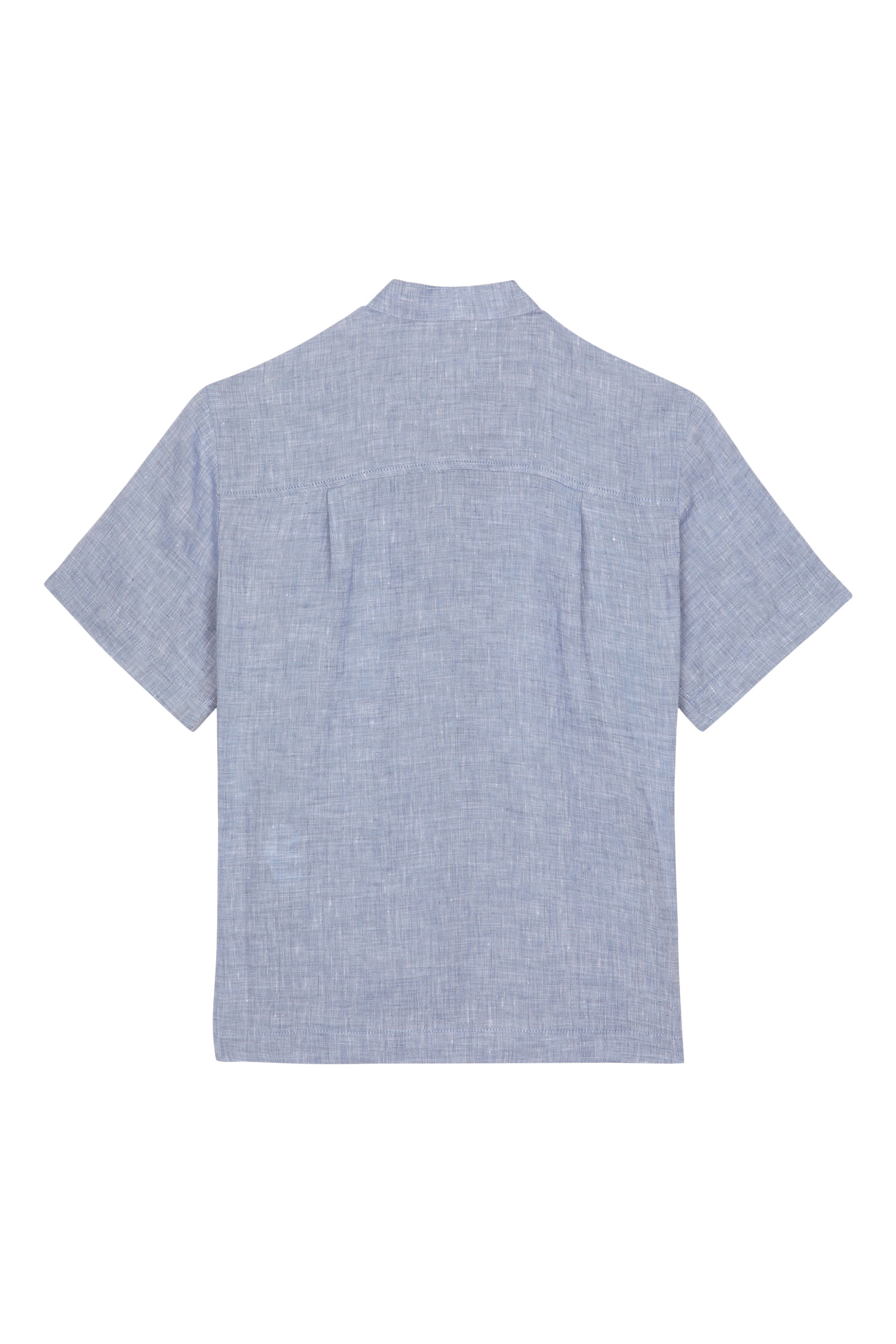 Kids Logo Tag Linen Shirt