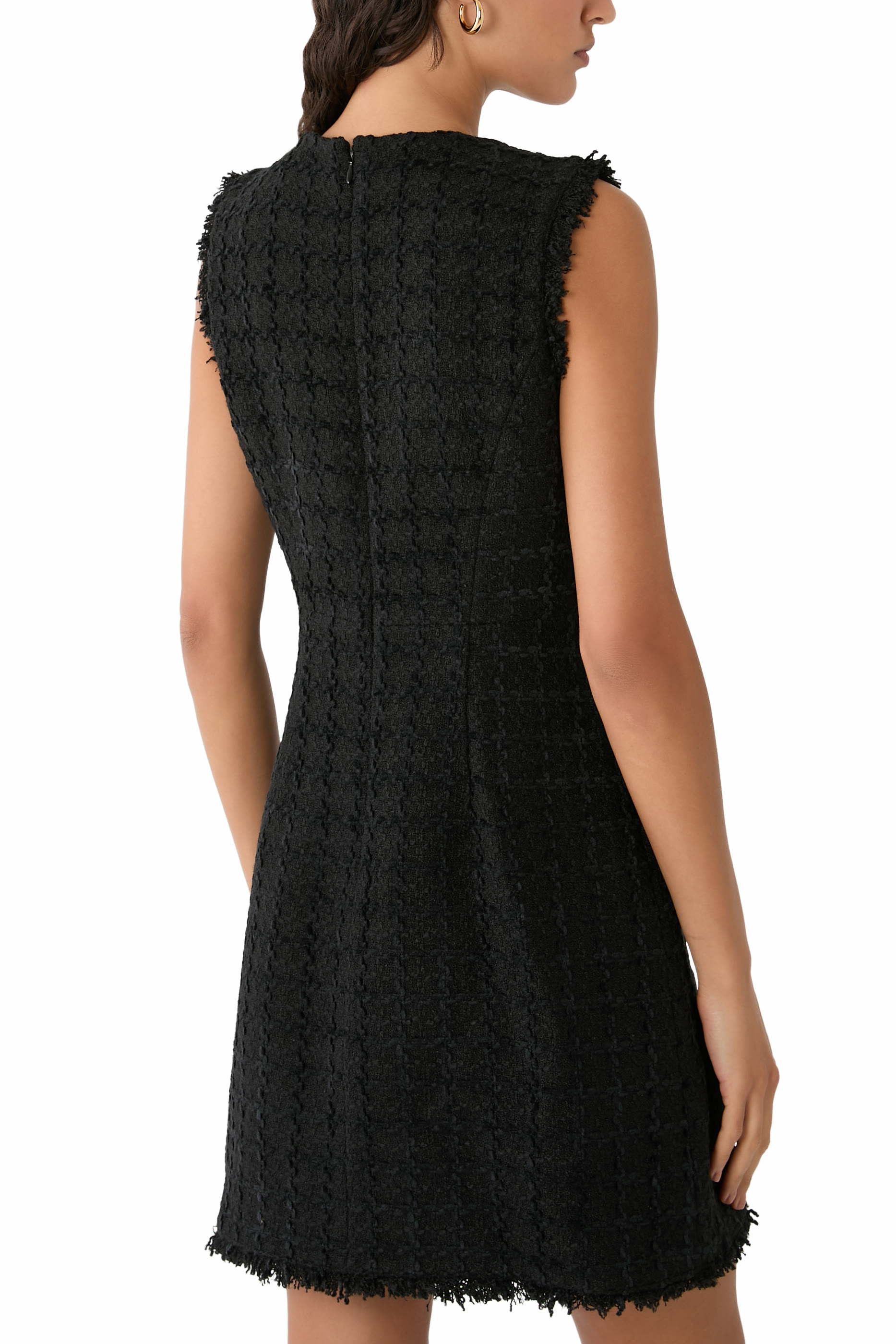 Plaza Tweed Fit & Flare Dress