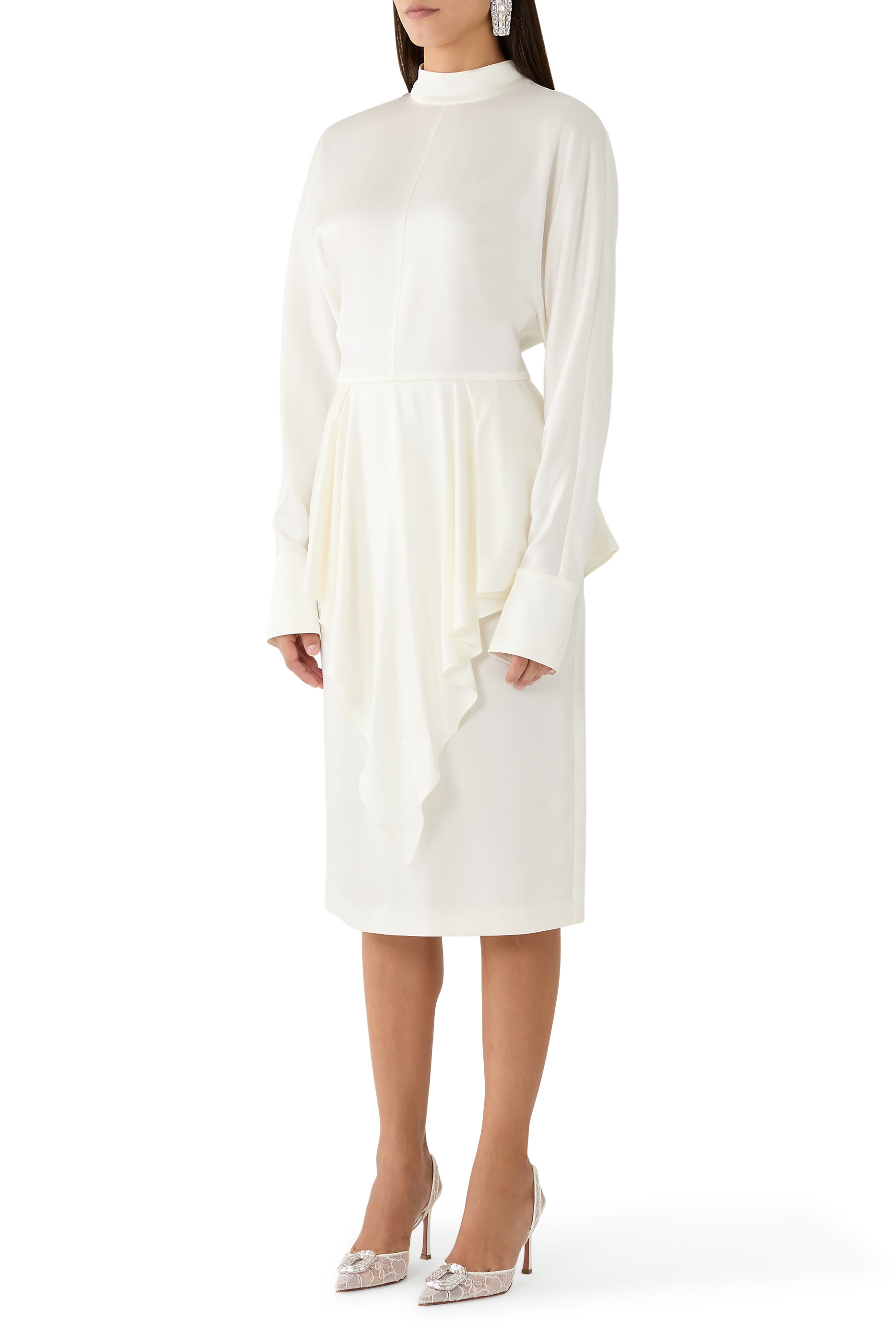 Satin Midi Dress