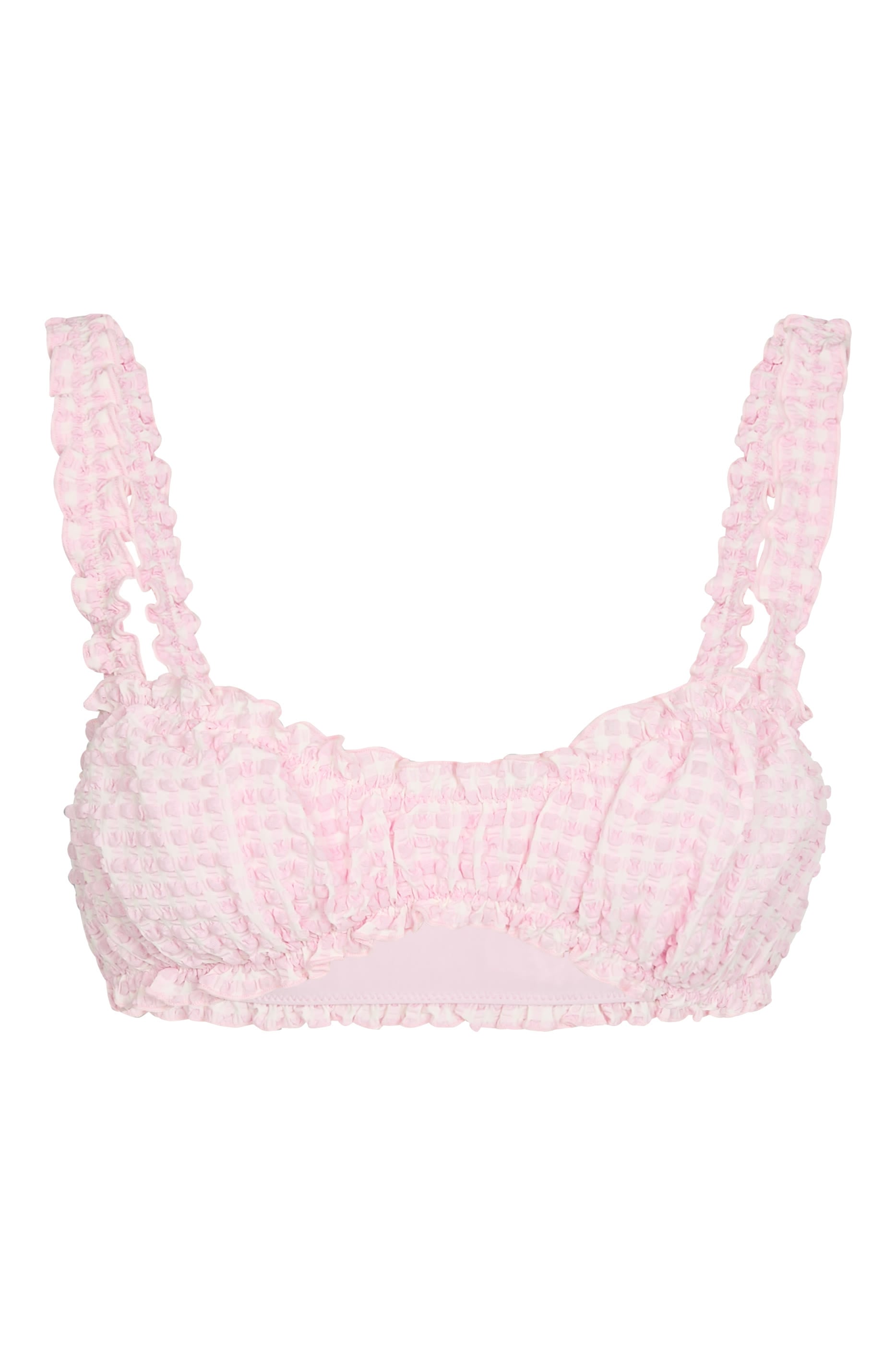Evander Ruched Bikini Top