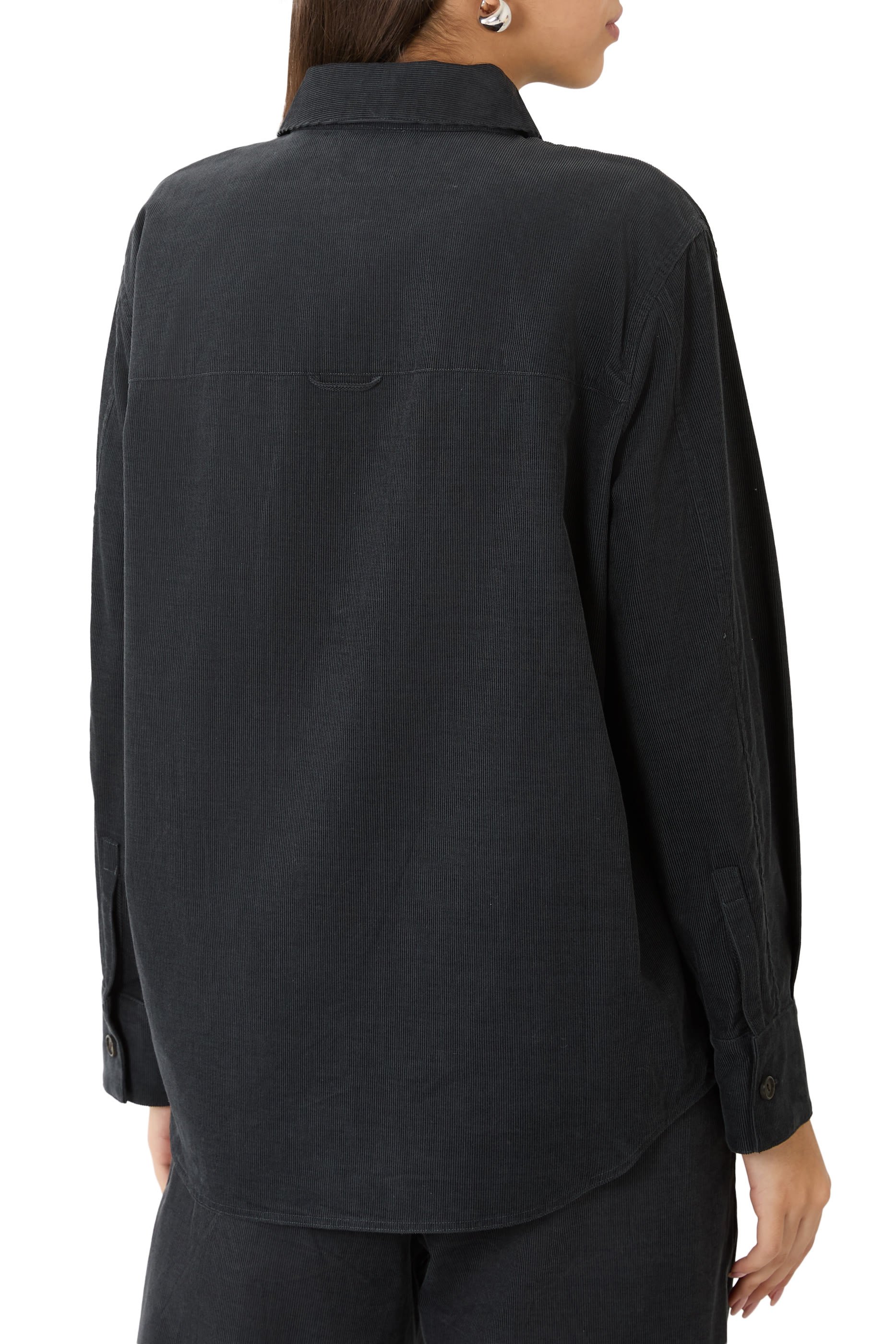 Cotton Corduroy Oversized Shirt