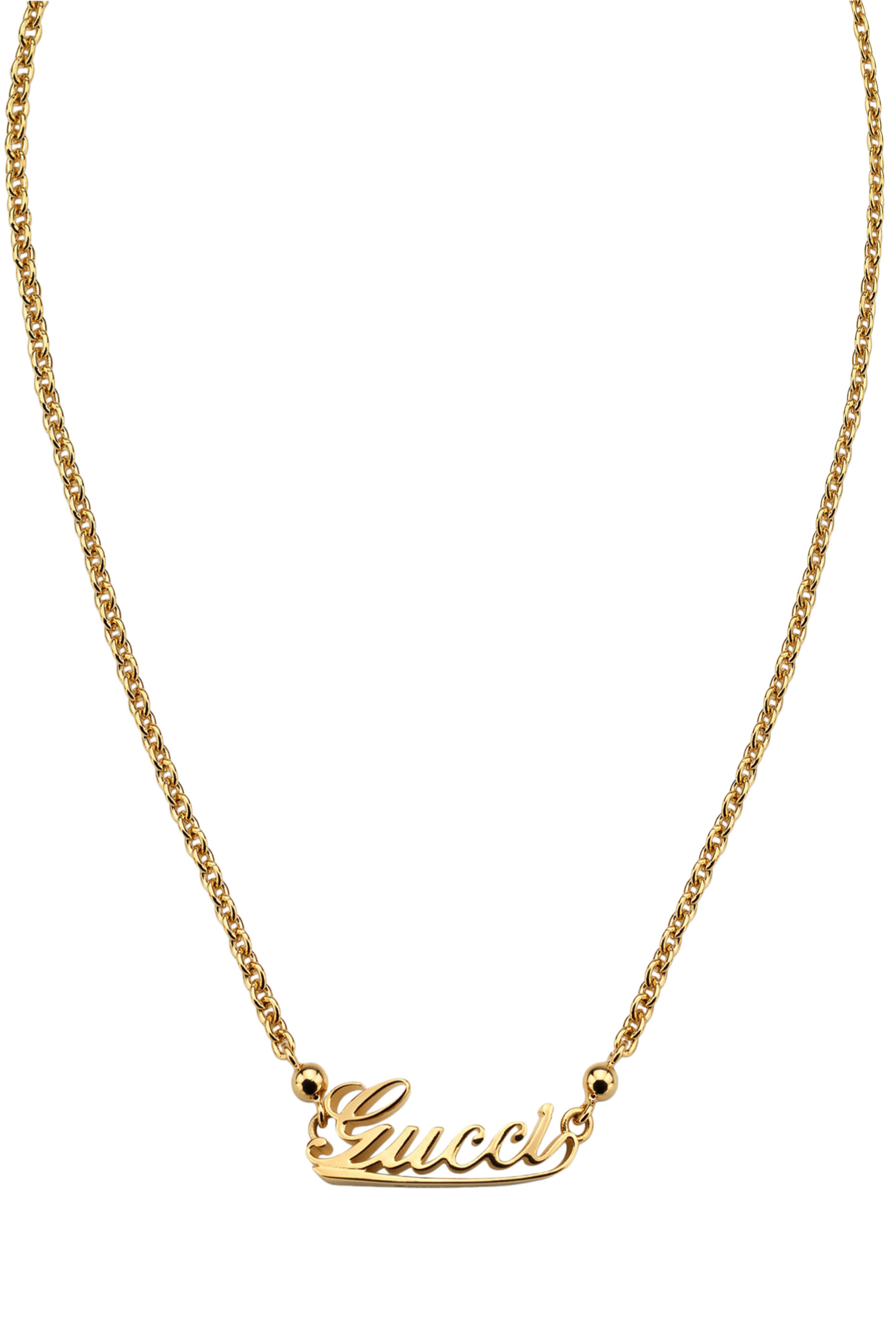 Logo Script Necklace