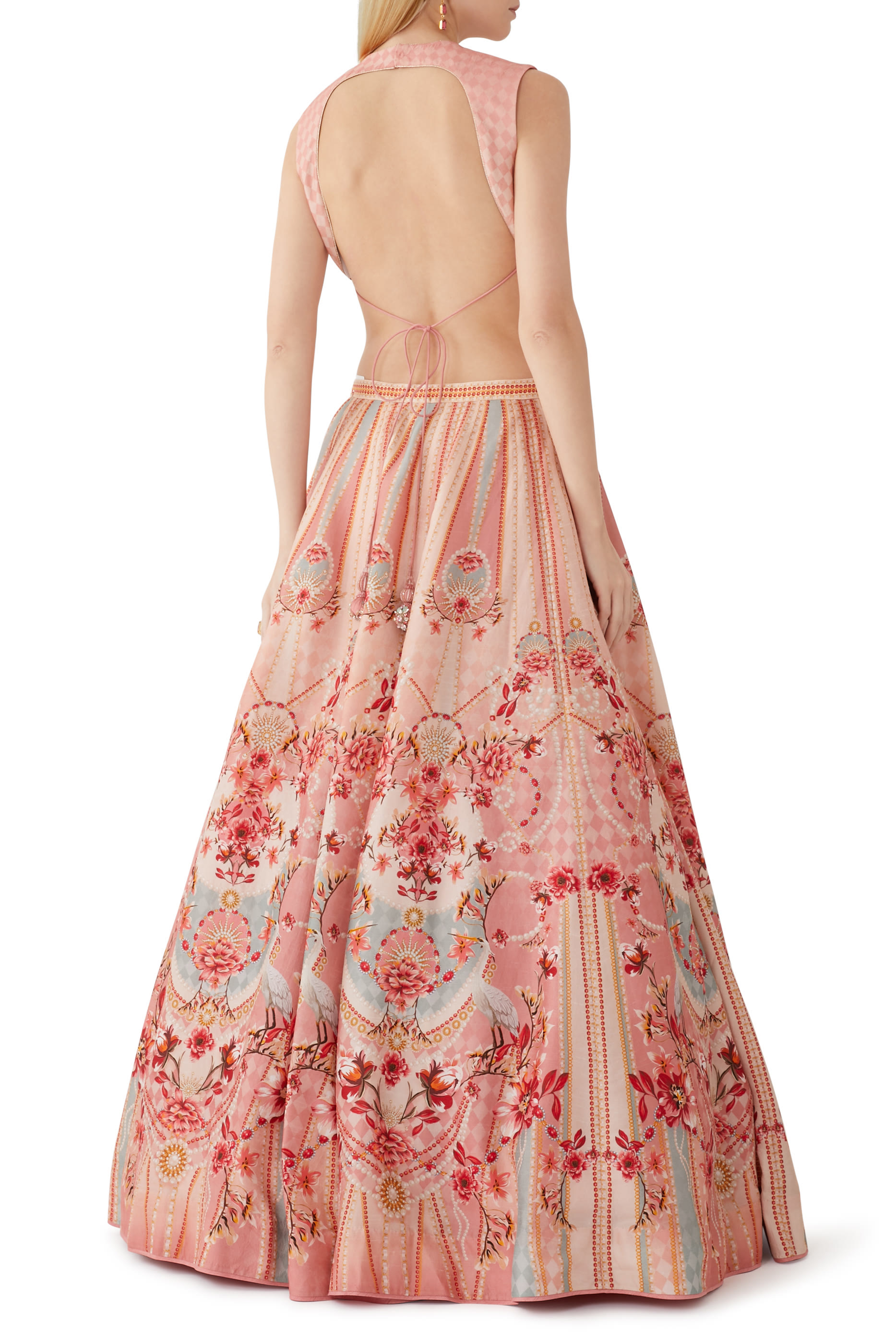 Delia Printed Lehenga Set
