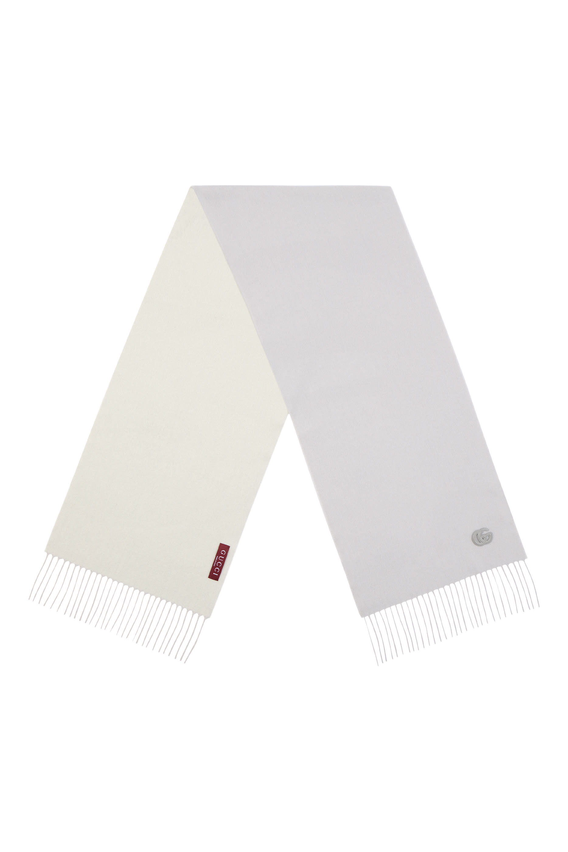 Logo Patch Cashmere Scarf