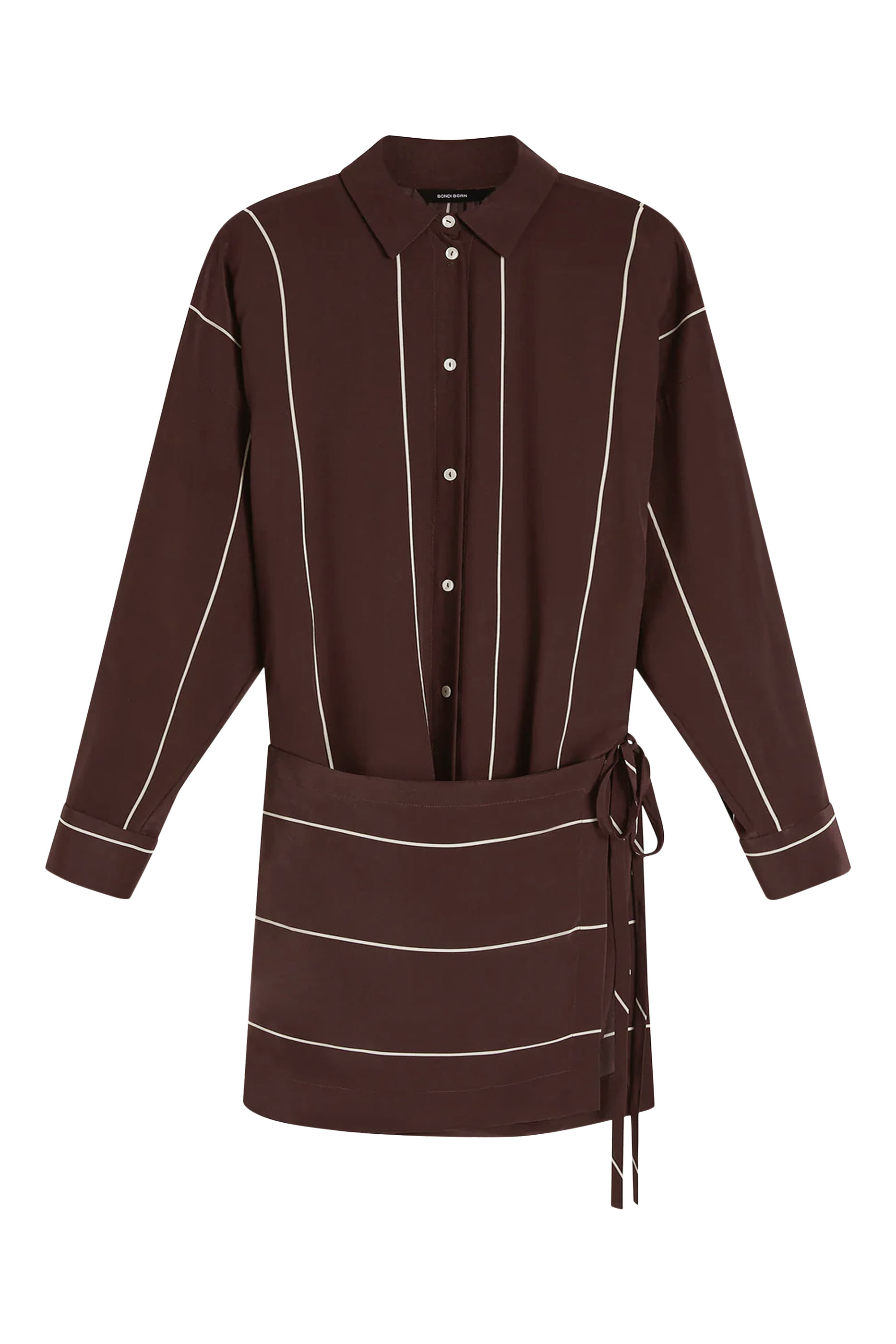 Orta Silk Wrap Mini Dress