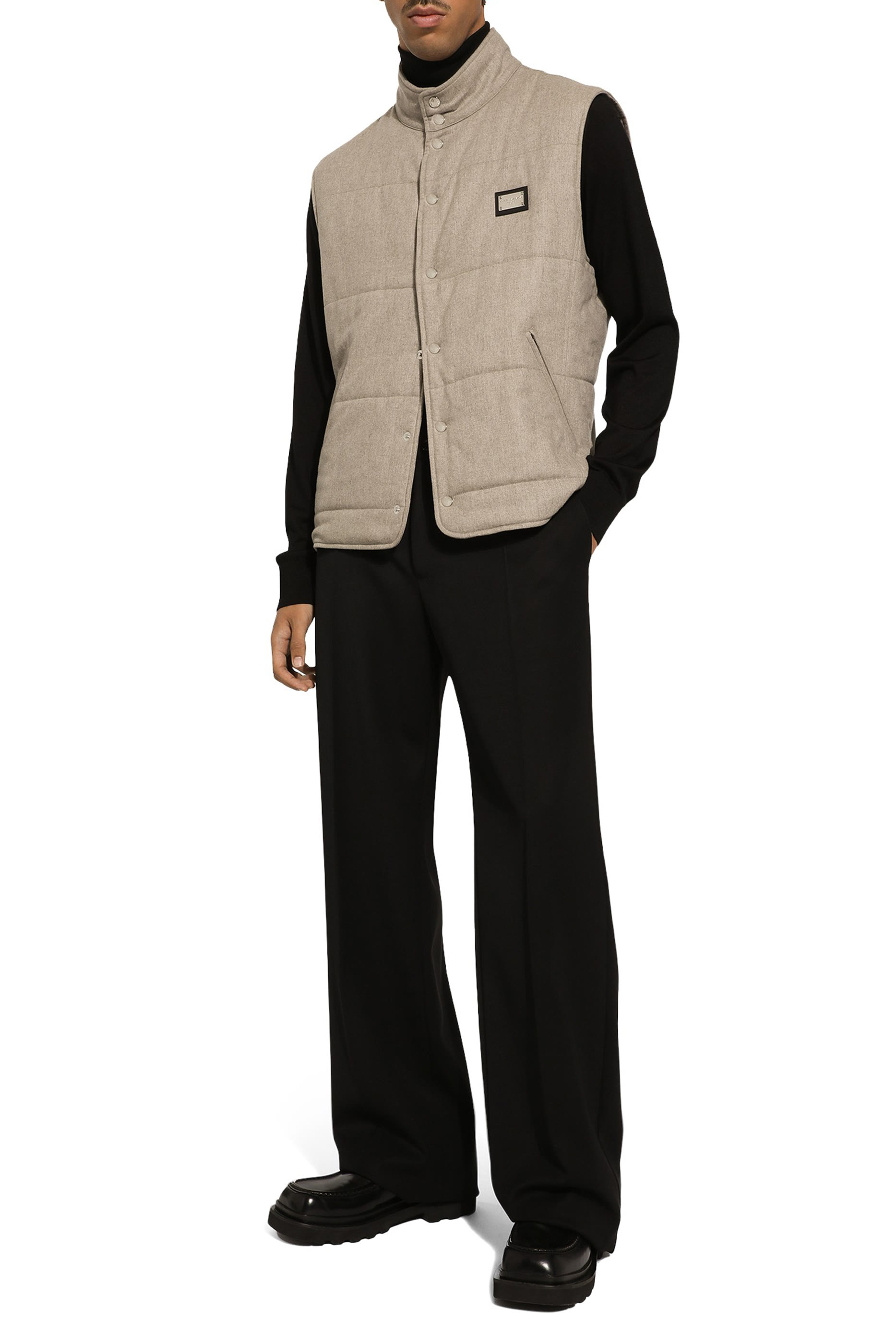 Padded Cashmere Vest