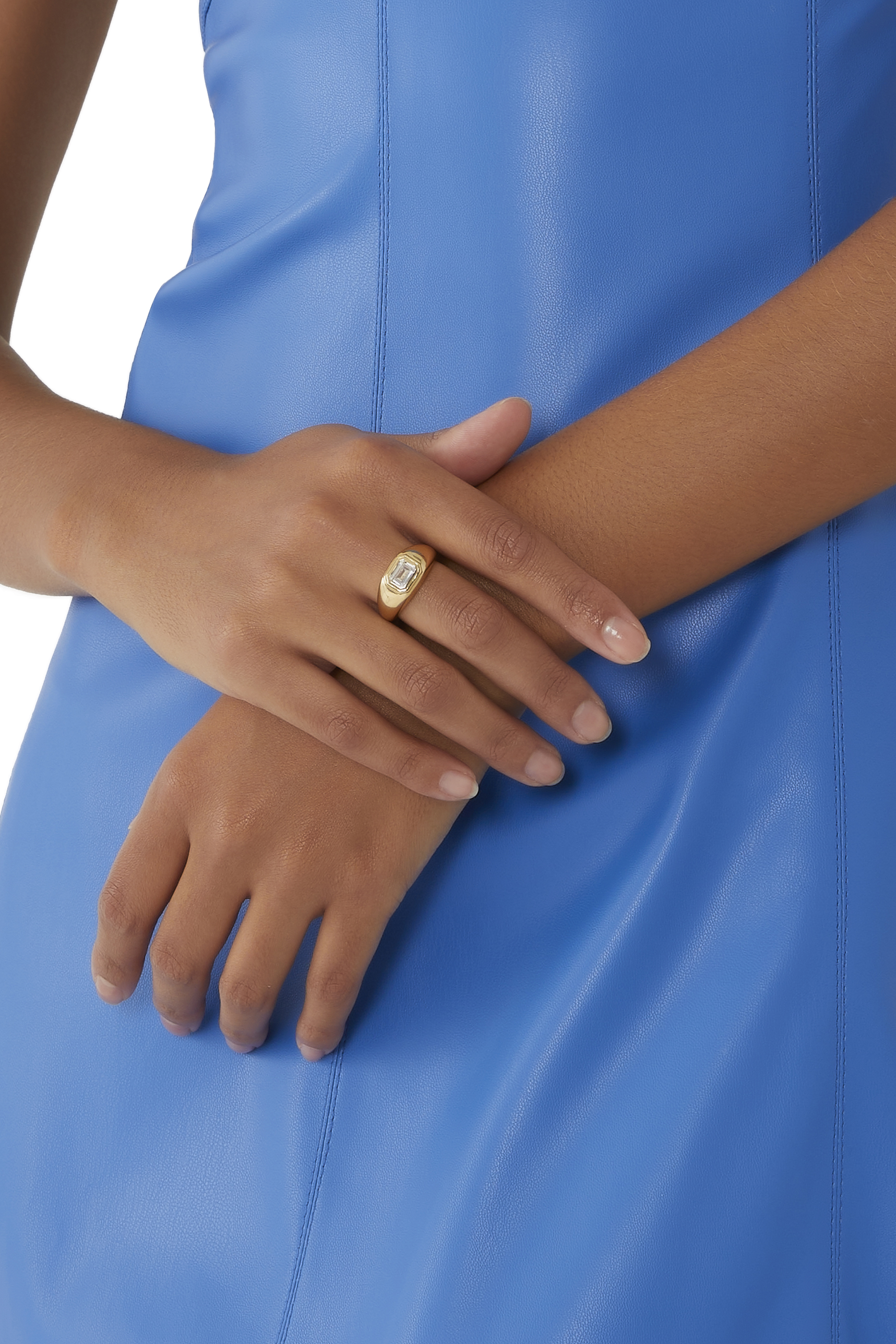 Dome Statement Ring, 18k Gold-Plated Sterling Silver