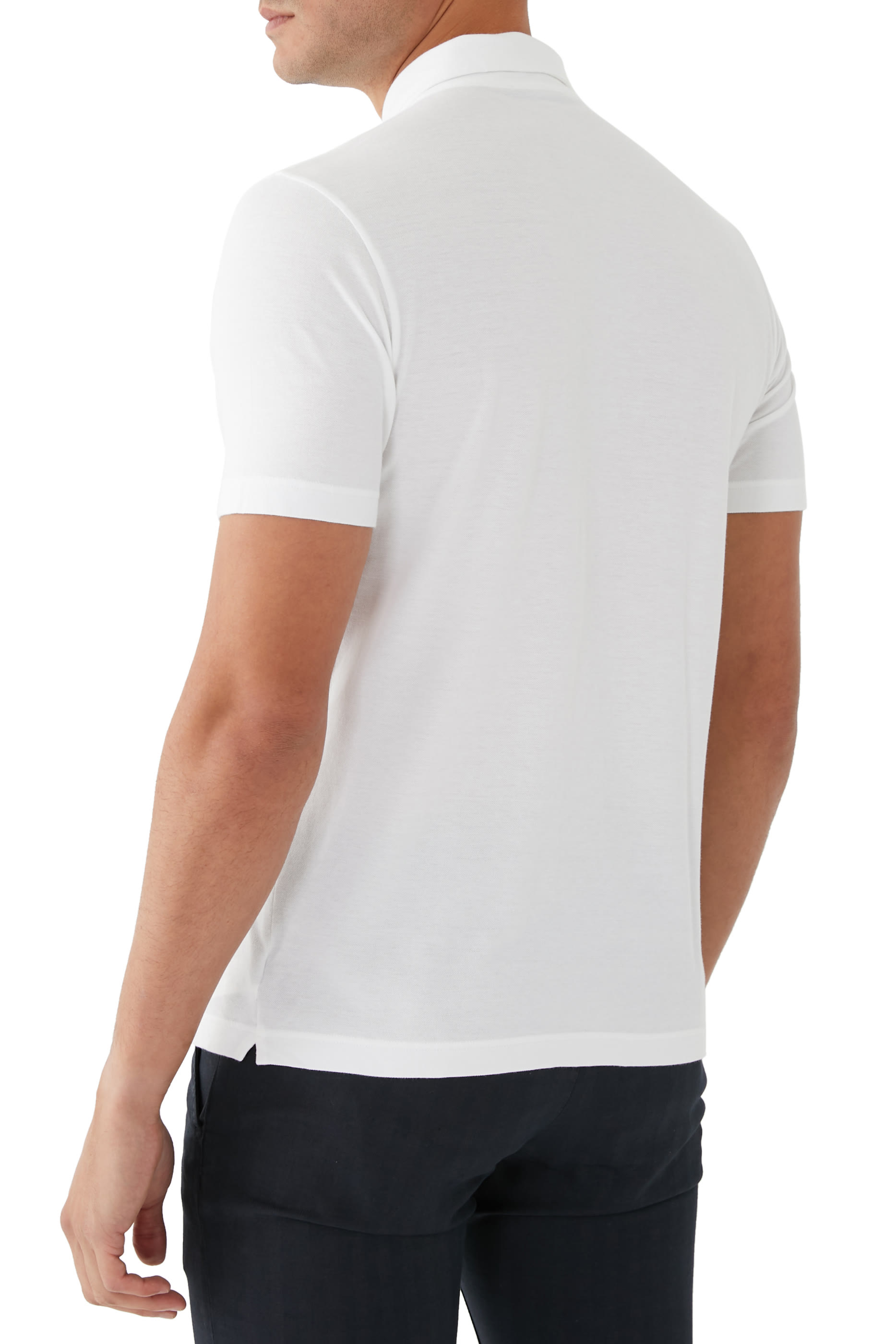 Zanone Slim Fit Short-Sleeve Polo Shirt
