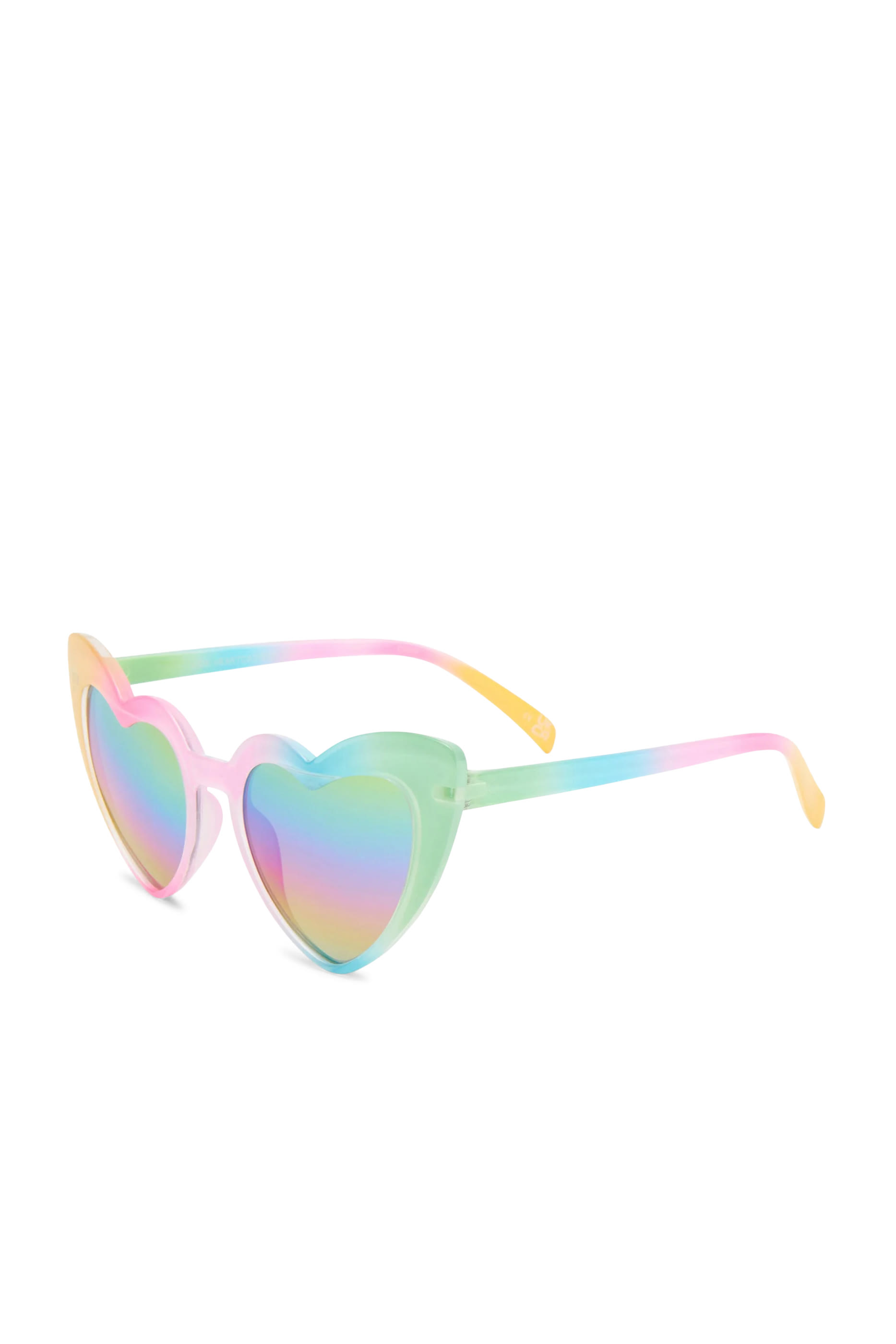 Kids Heart Cat-Eye Rainbow Sunglasses