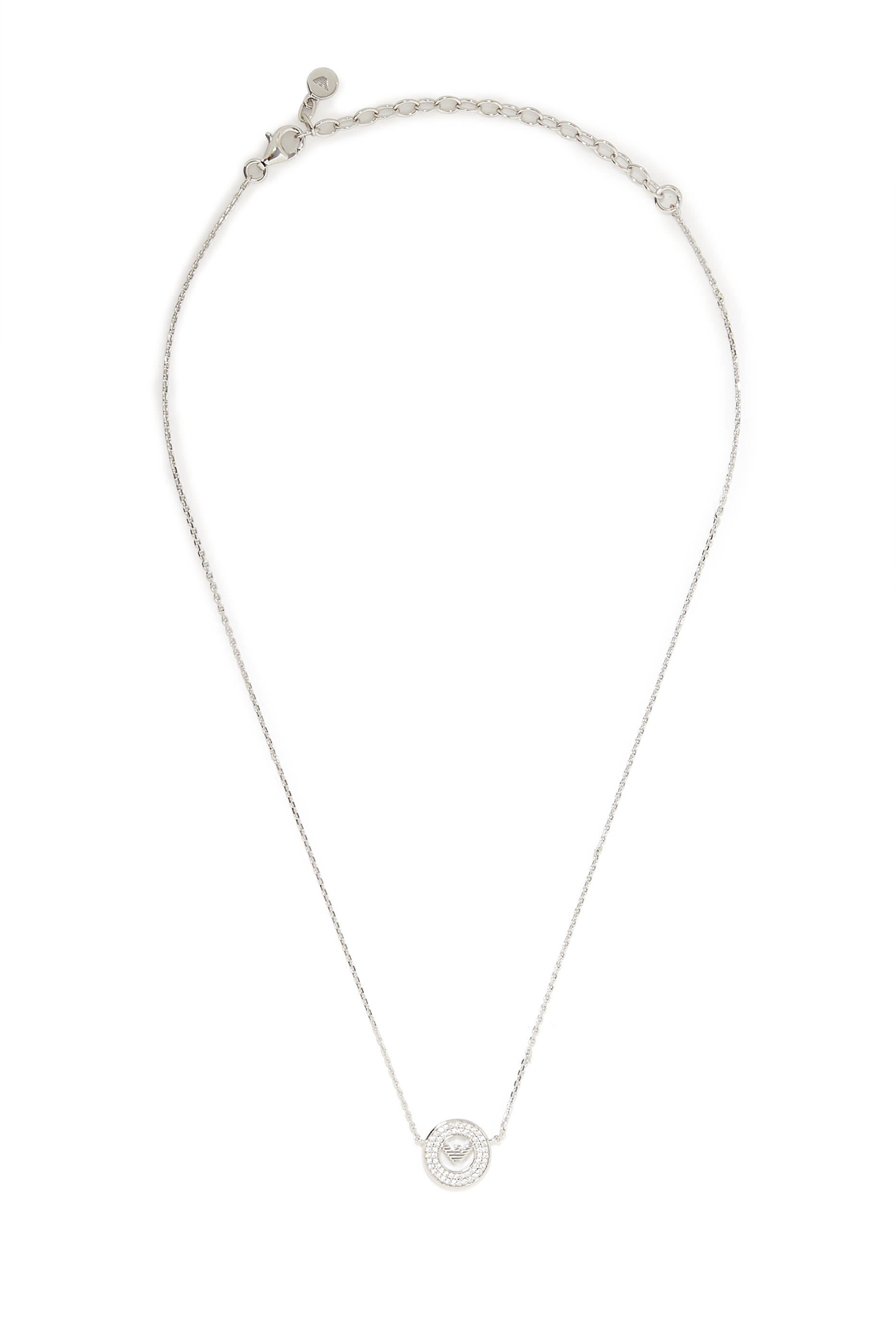 Eagle Circle Pendant Necklace