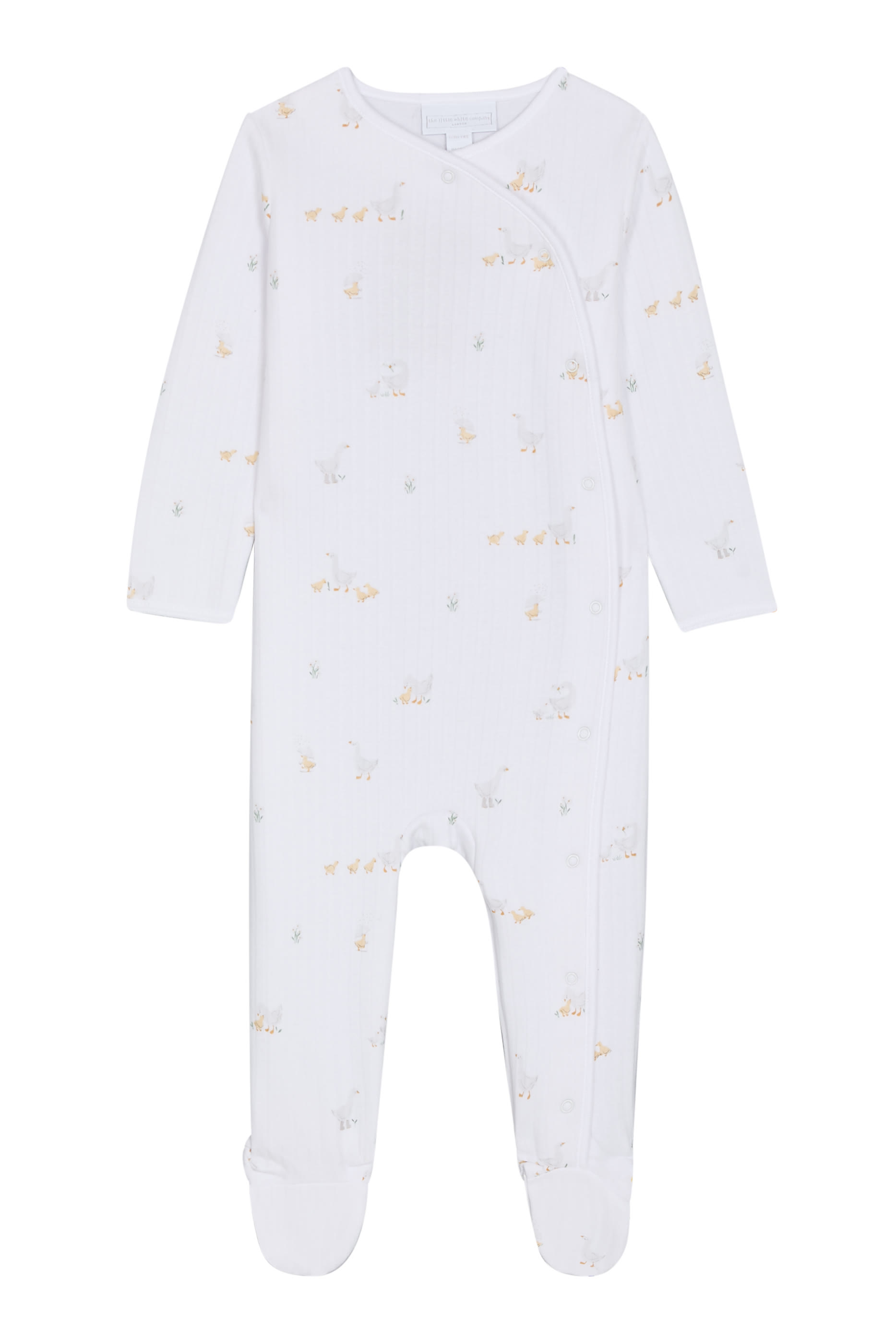 Kids Organic Quilted Cotton Blend Walking Ducklings Sleeping Bag - 2.5 Tog