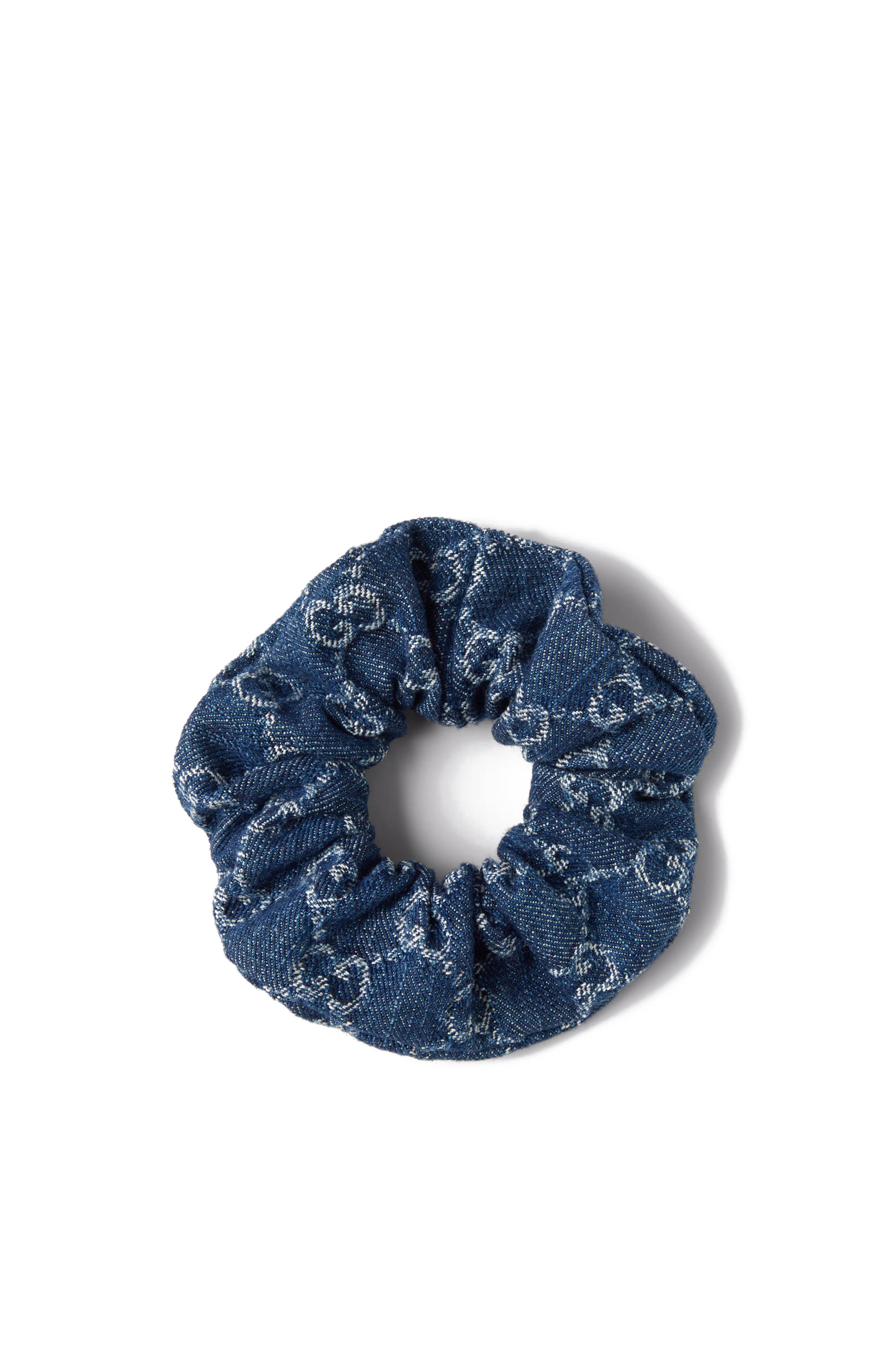 GG Denim Scrunchie