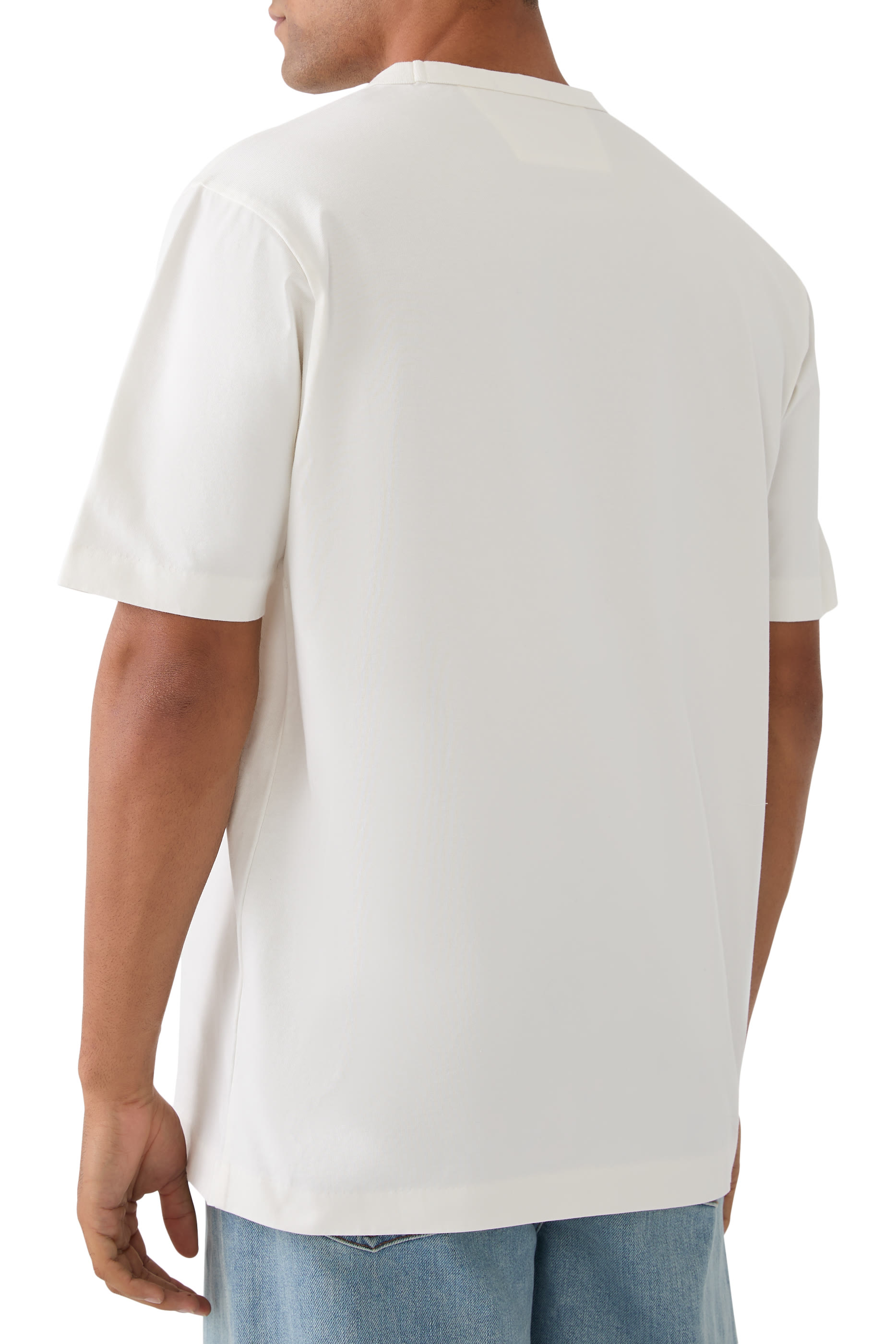 30/2 Mercerized Jersey Twisted Embroidery T-Shirt