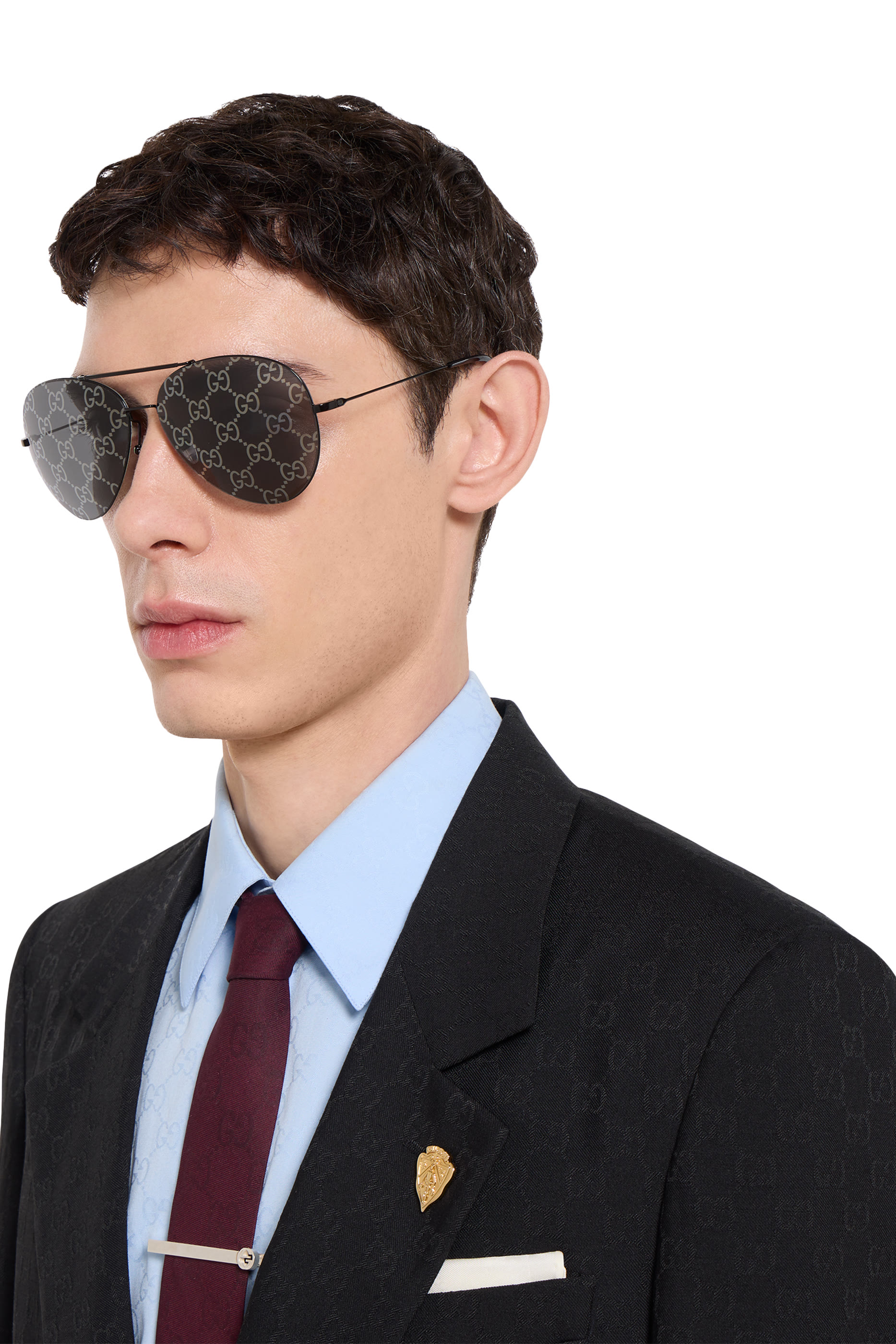 Pilot Frame Sunglasses
