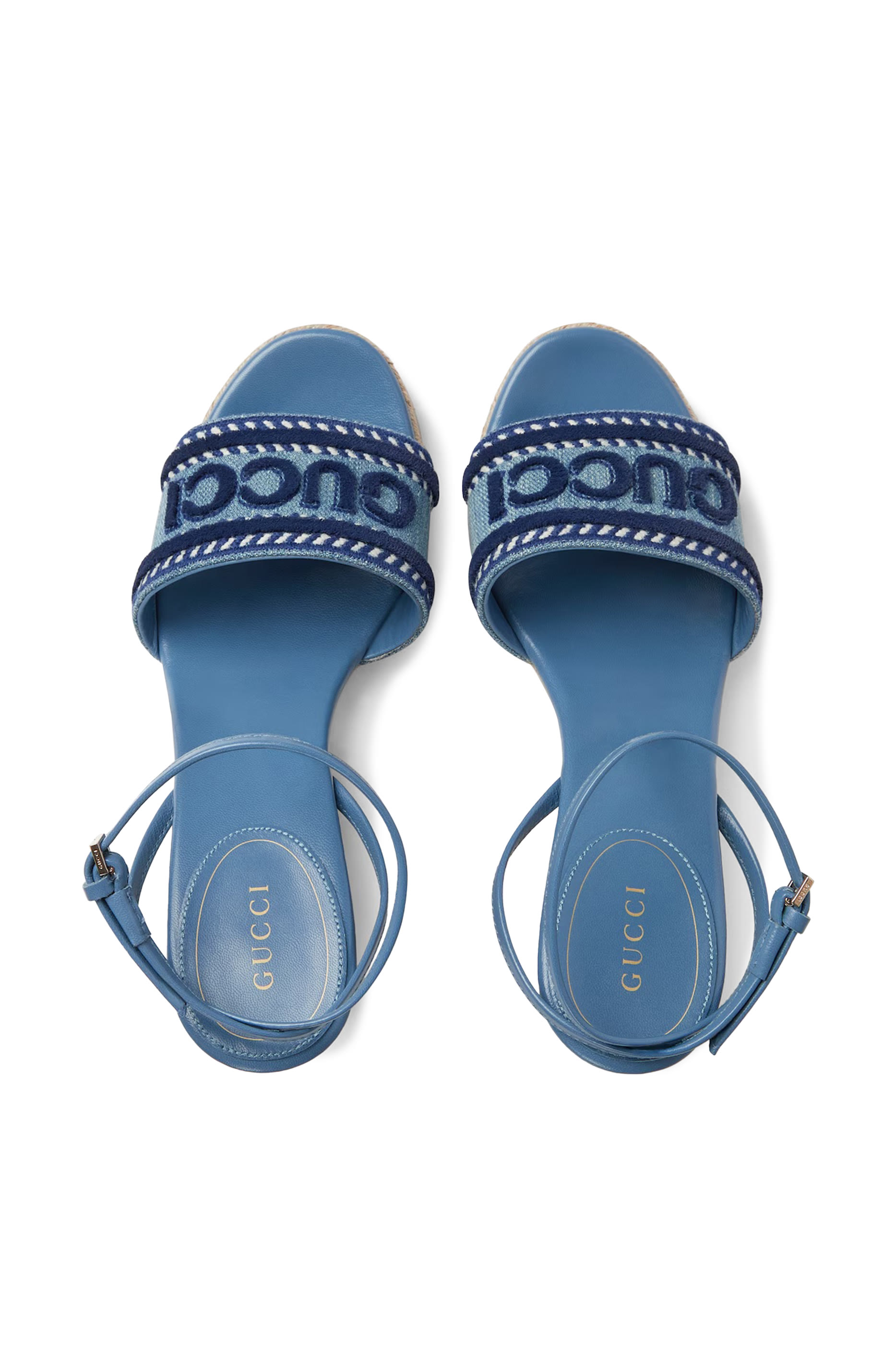 Denim 95 Platform Espadrilles