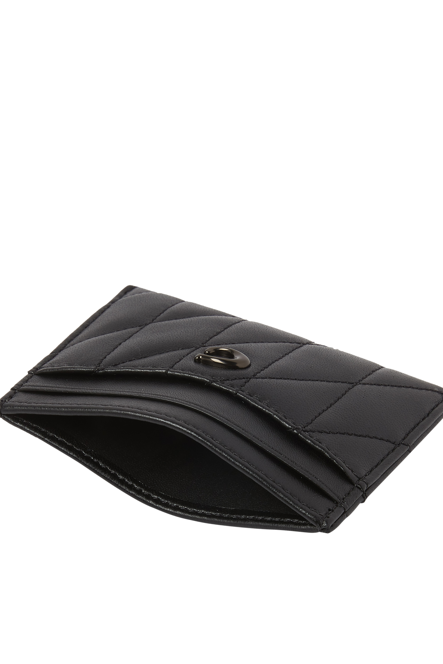 Essential Card Case With Pillow Quilting