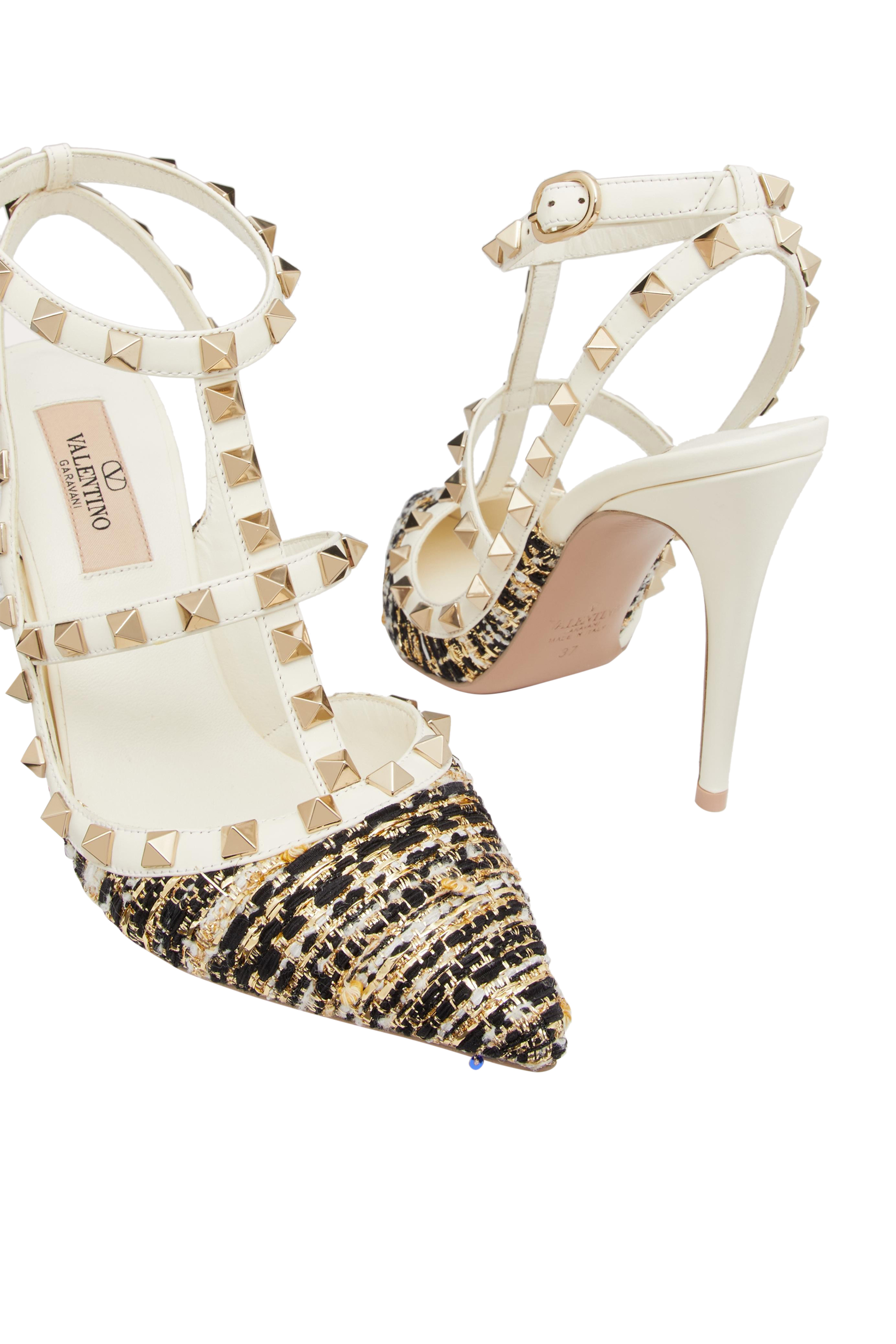  Rockstud 100 Leather Pumps