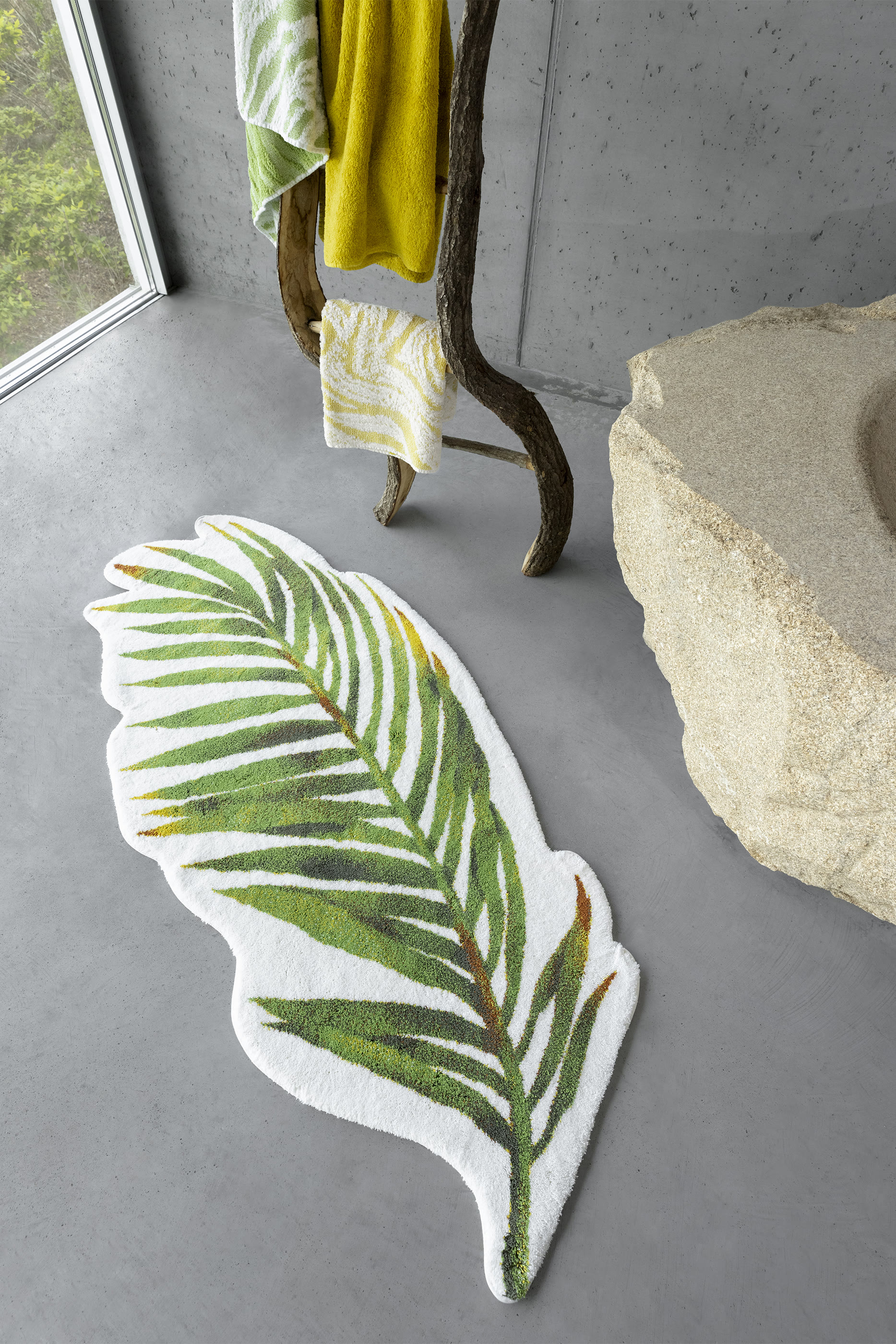 Palm Bath Mat