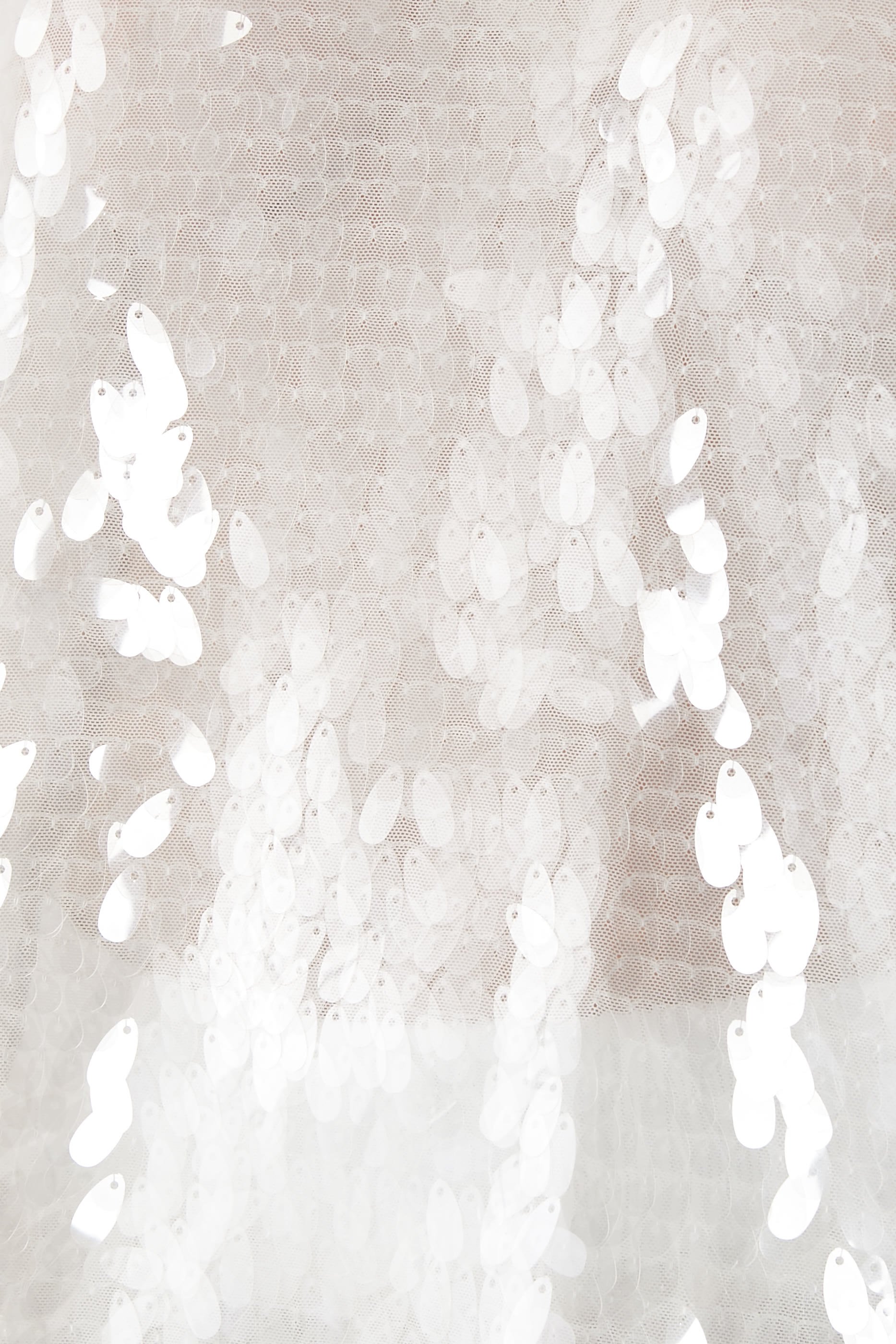 Sleeveless Sequin Crewneck Top