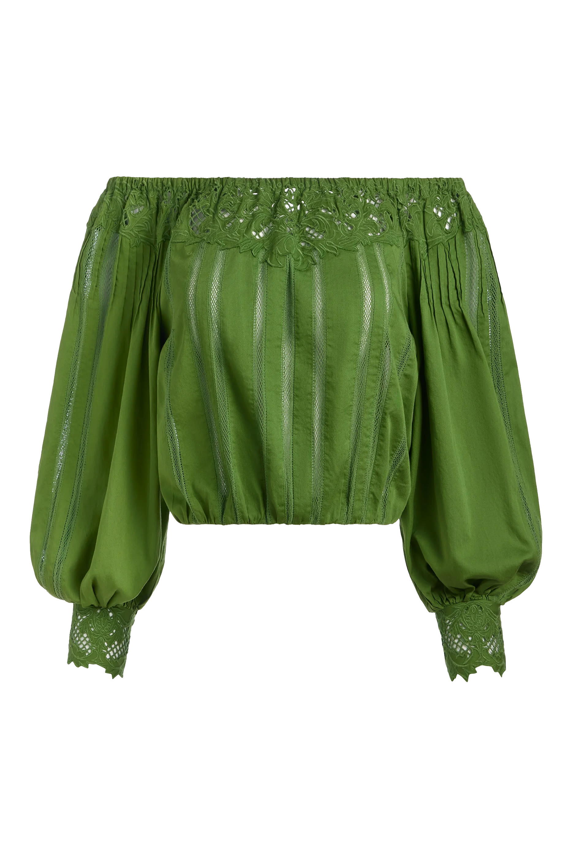 Nan Embroidered Off The Shoulder Blouse