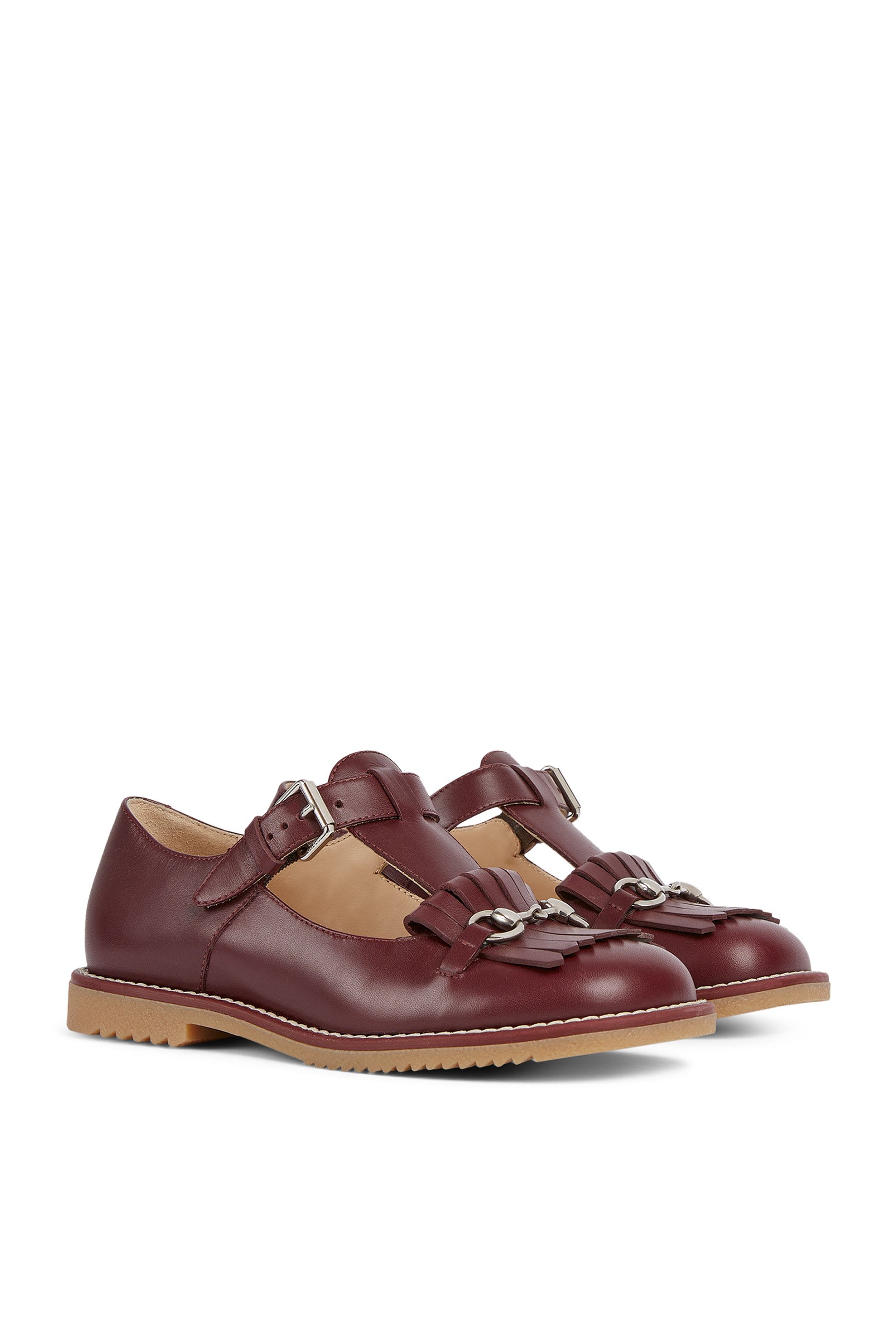 Kids Horsebit Fringe Detail Moccasins